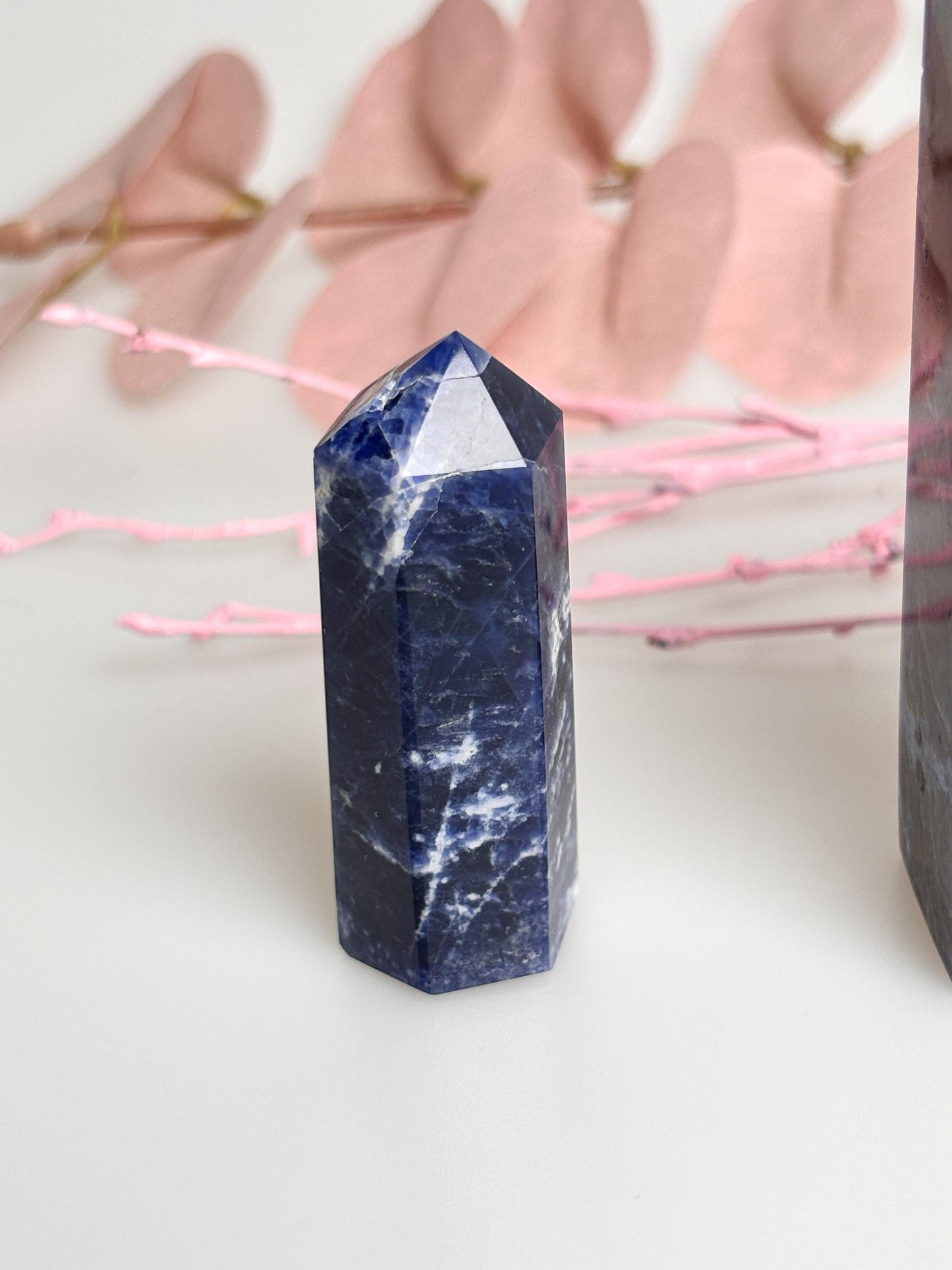 Various Sodalite Towers – Gemstone Towers for Meditation, Healing & Decoration – 100% Natural Sodalite Crystals