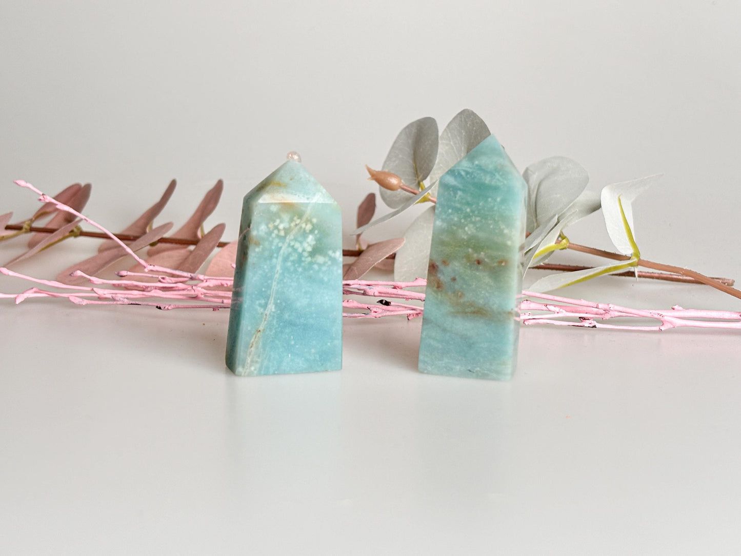 Caribbean Calcite Tower - Colors of the Sea, Calming, Unique - Perfect for Meditation & Decor