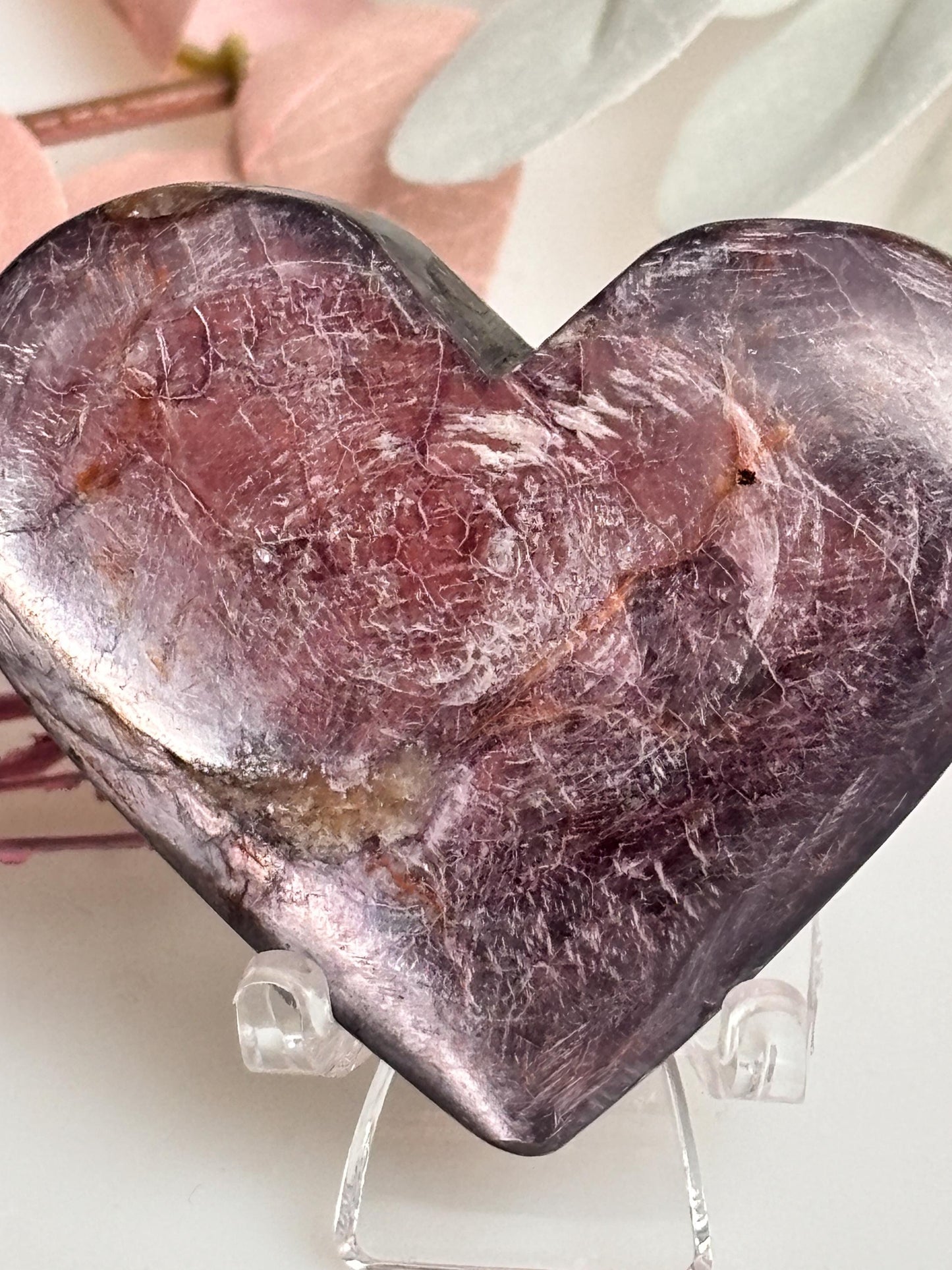 lila Mica Herz, funkelnder Glimmer für atemberaubende Deko. Perfekt als Geschenk & Hingucker