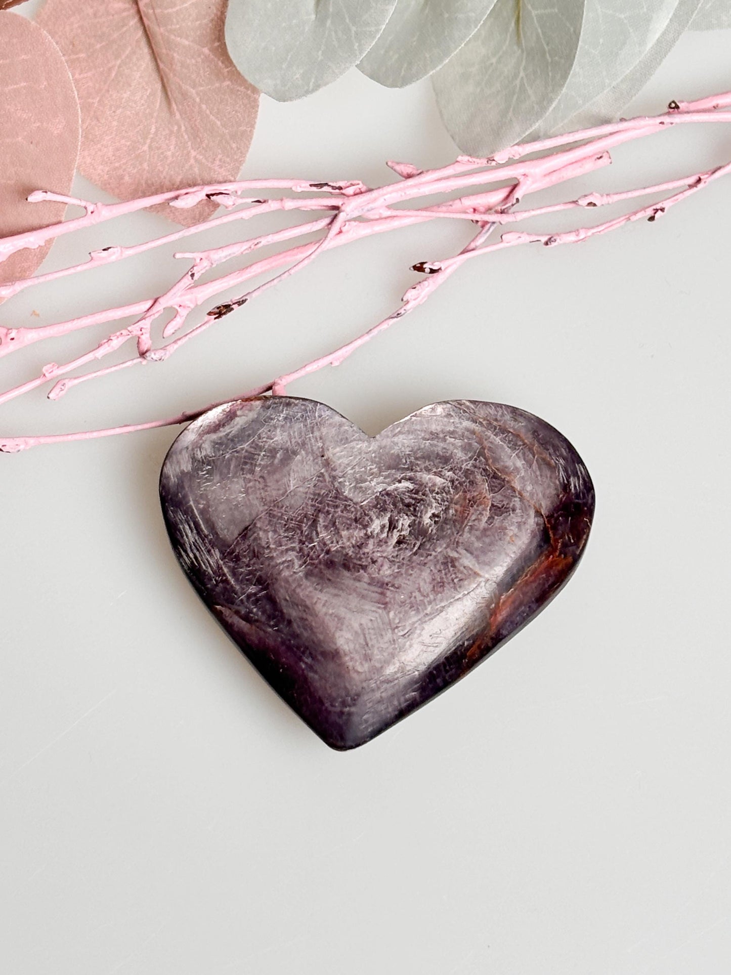 lila Mica Herz, funkelnder Glimmer für atemberaubende Deko. Perfekt als Geschenk & Hingucker