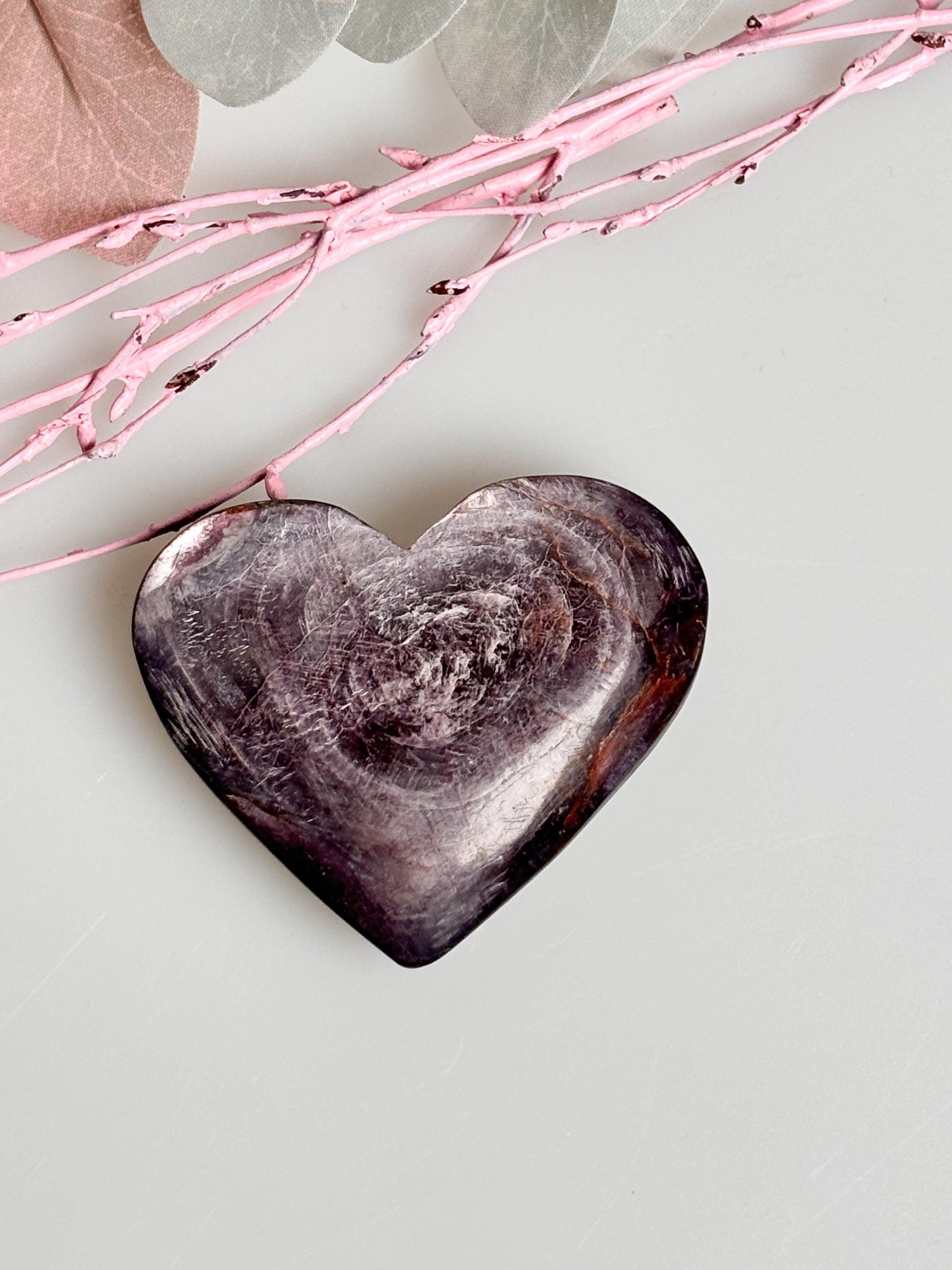 lila Mica Herz, funkelnder Glimmer für atemberaubende Deko. Perfekt als Geschenk & Hingucker