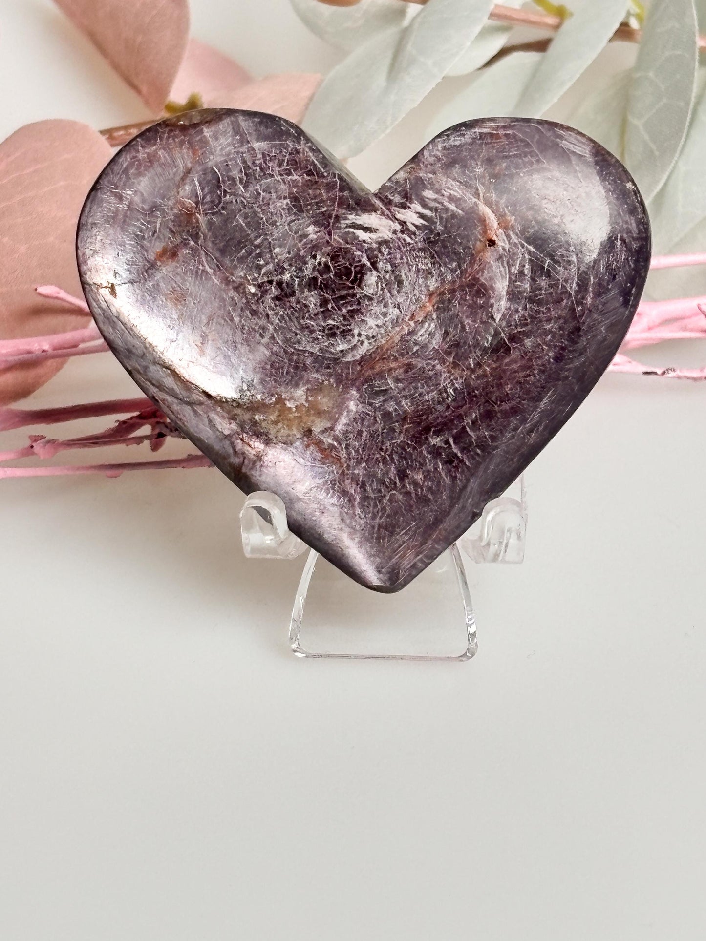 lila Mica Herz, funkelnder Glimmer für atemberaubende Deko. Perfekt als Geschenk & Hingucker