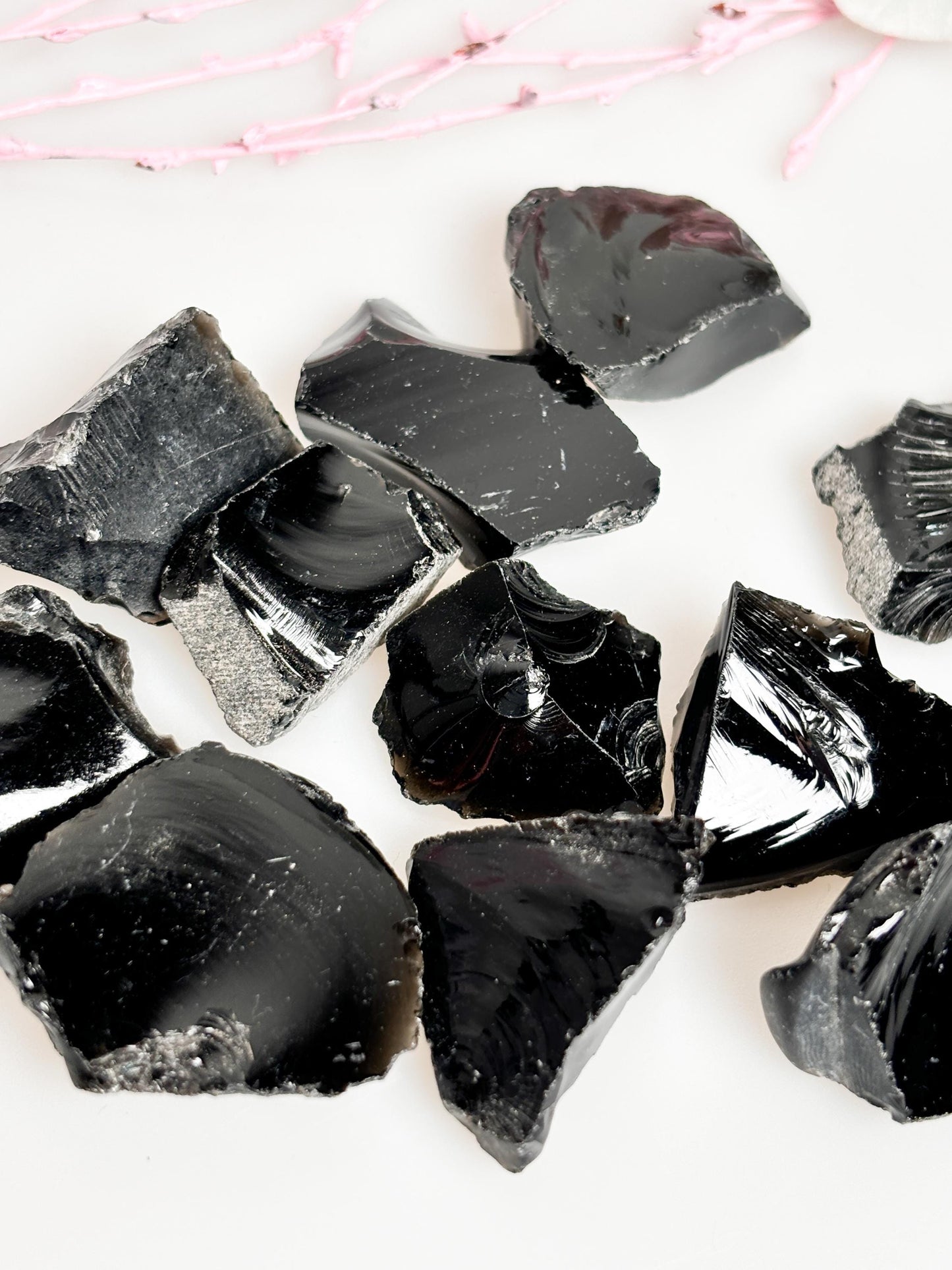 Black Obsidian Rough Stone | Natural Protective Stone | Powerful Healing Stone for Energy Work & Meditation