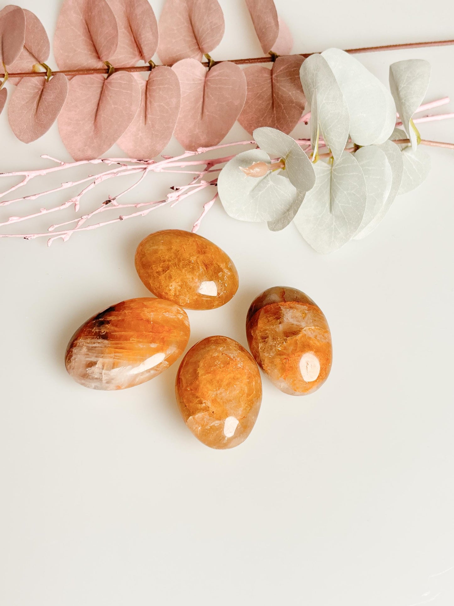 Golden Healer Palmstone, Healing Stone in Various Sizes, Handmade Crystal for Meditation and Energy Work