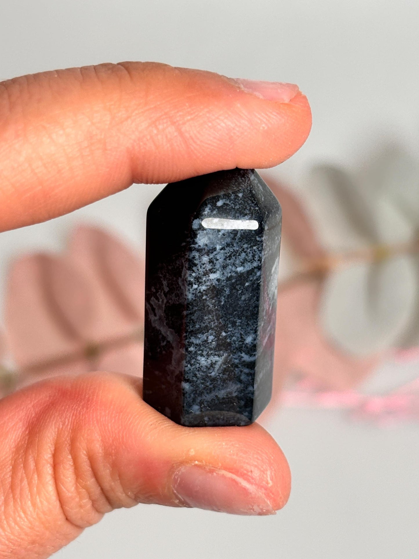 Small Ocean Jasper Tower, 3.5cmx1.5cm - Gemstone Tower with Natural Beauty