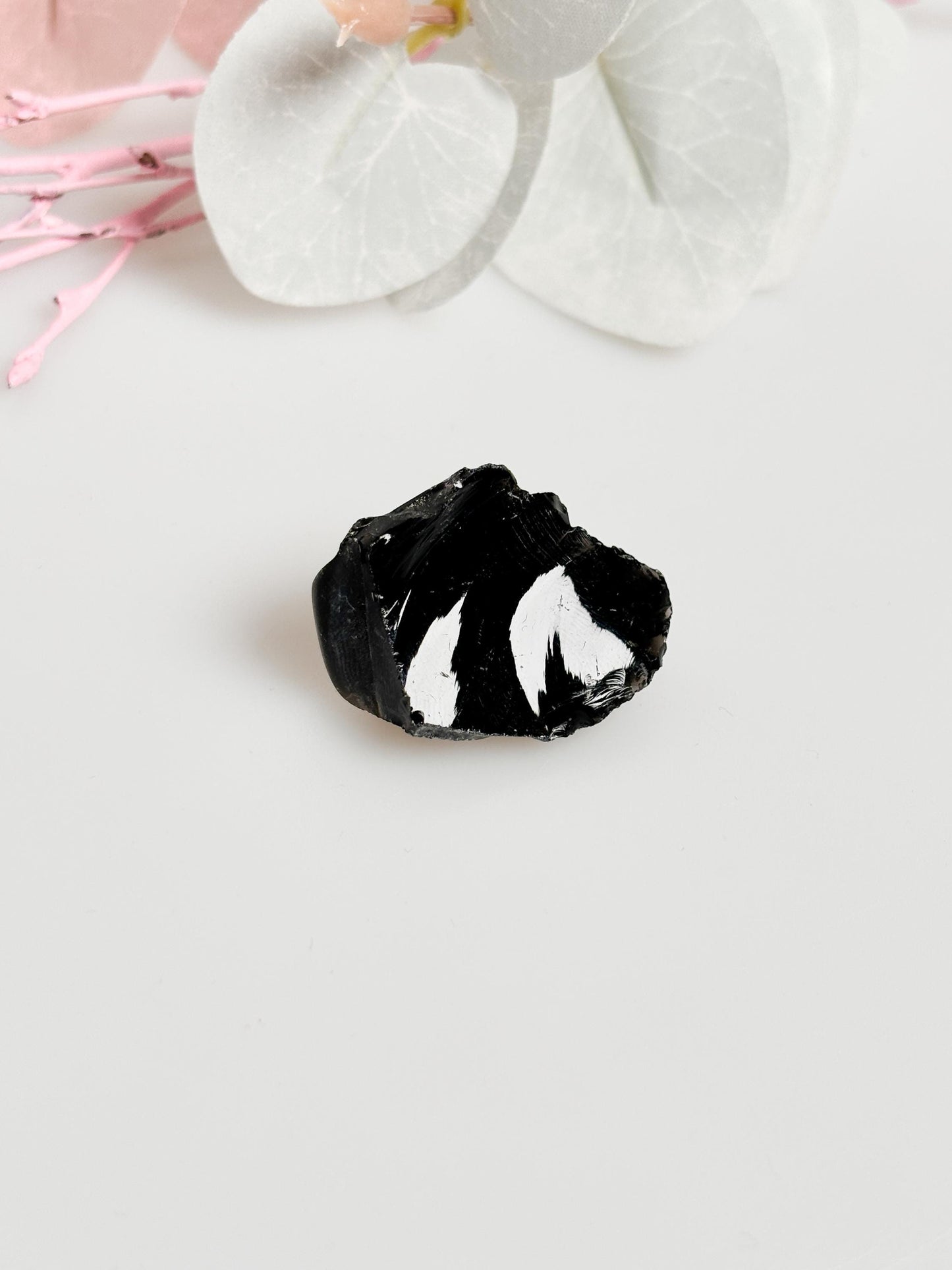 Black Obsidian Rough Stone | Natural Protective Stone | Powerful Healing Stone for Energy Work & Meditation