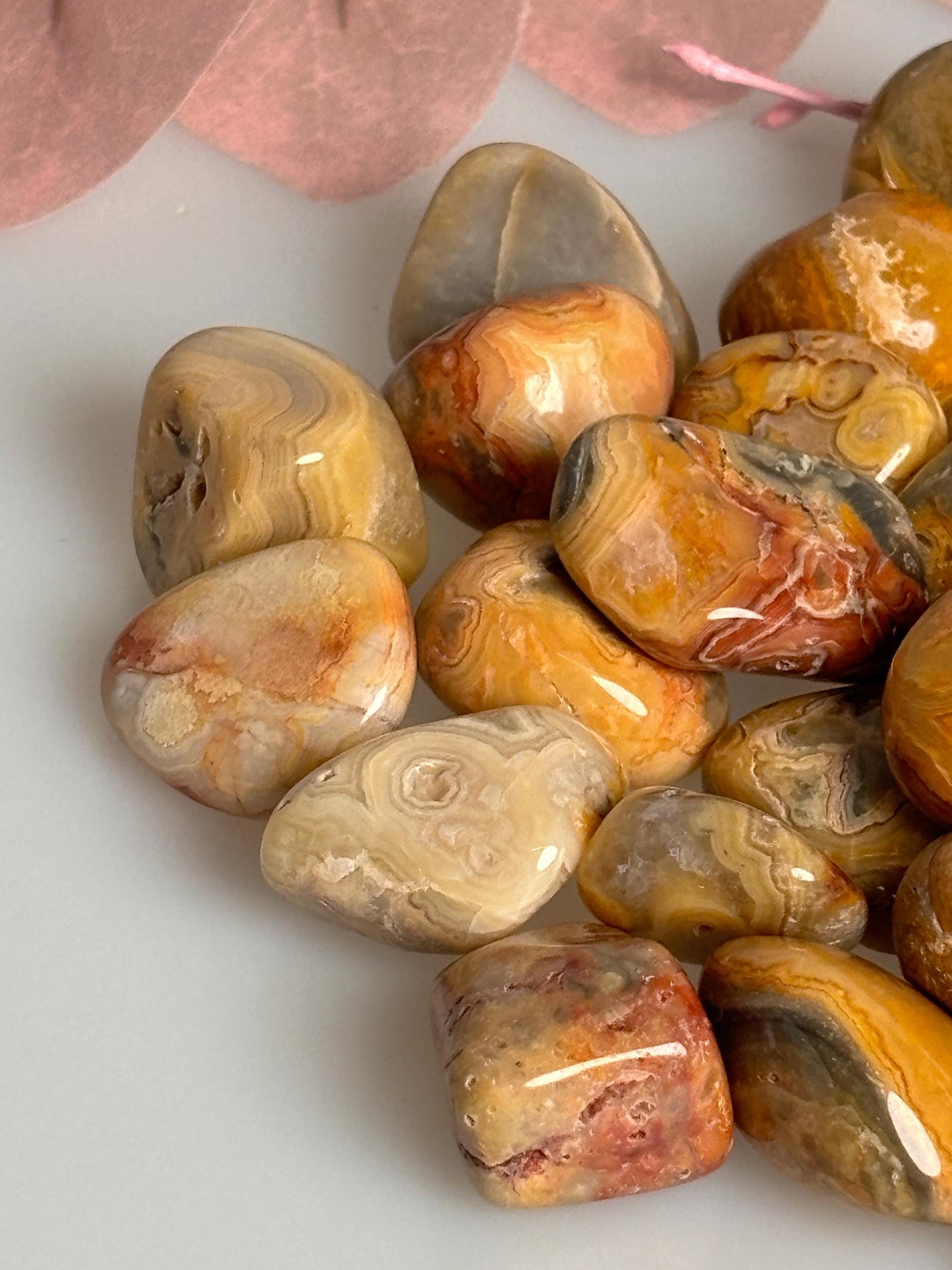 Crazy Lace Agate Tumbled Stones - Natural Healing Stones in Various Sizes | Energy & Balance
