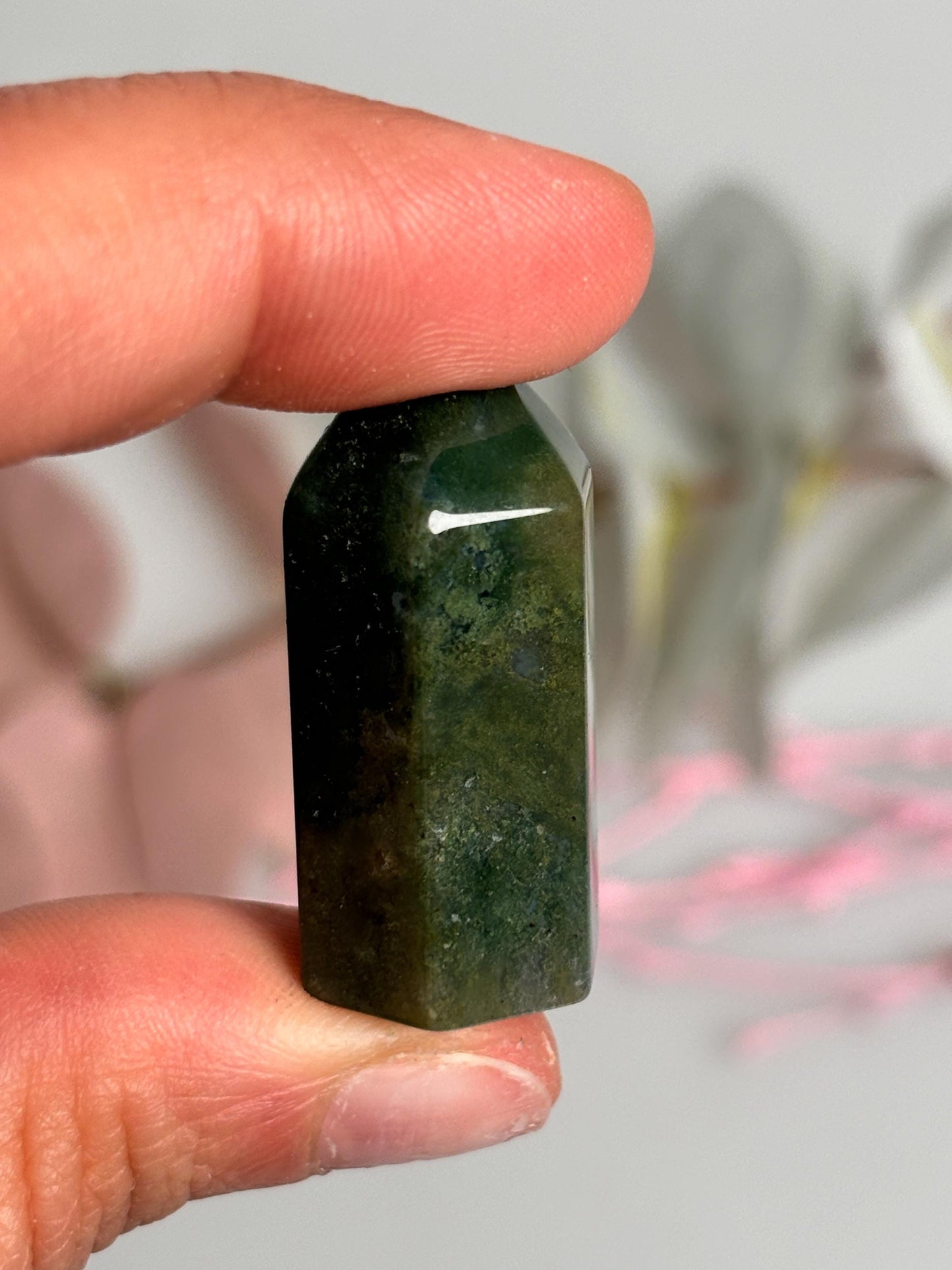 Small Ocean Jasper Tower, 3.5cmx1.5cm - Gemstone Tower with Natural Beauty