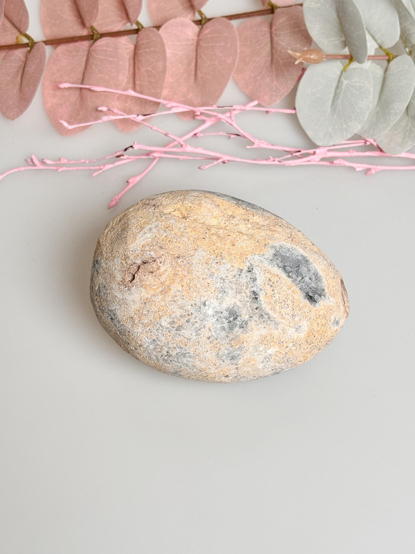 Natural Celestine Egg Cluster - Beautiful Blue Crystal, Spiritual Healing Stone, Unique Decoration