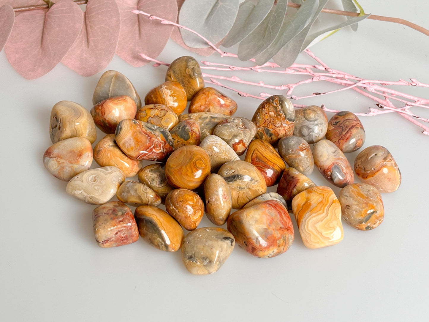 Crazy Lace Agate Tumbled Stones - Natural Healing Stones in Various Sizes | Energy & Balance