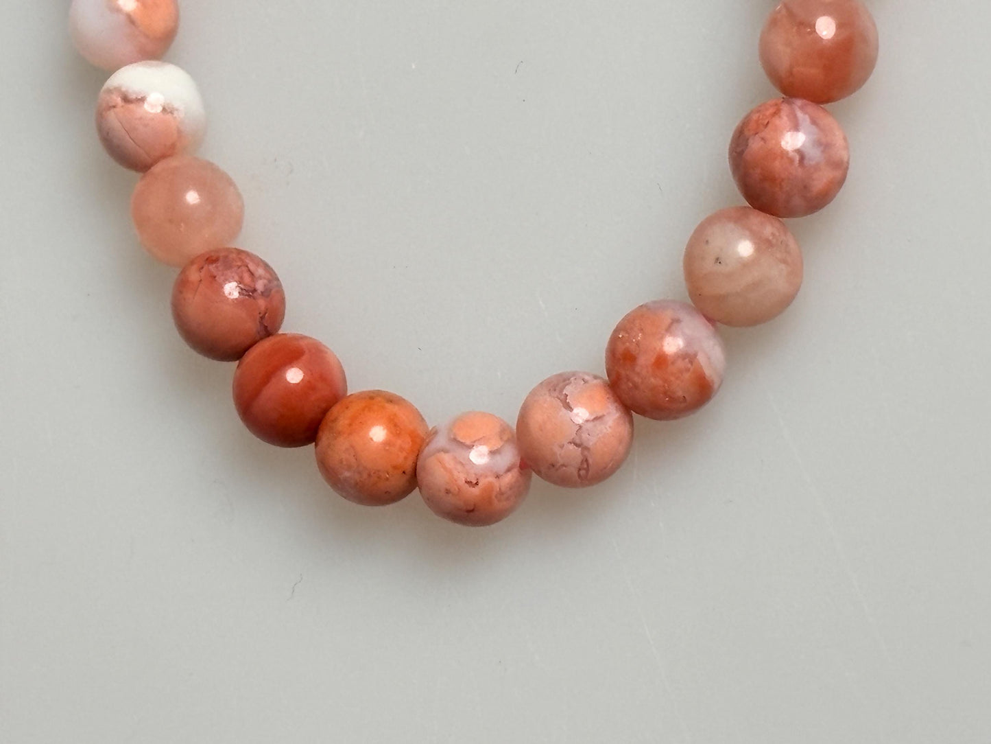 Candy Cotton Perlenarmband 6mm, Elastisch, Pastellfarbenes Armband