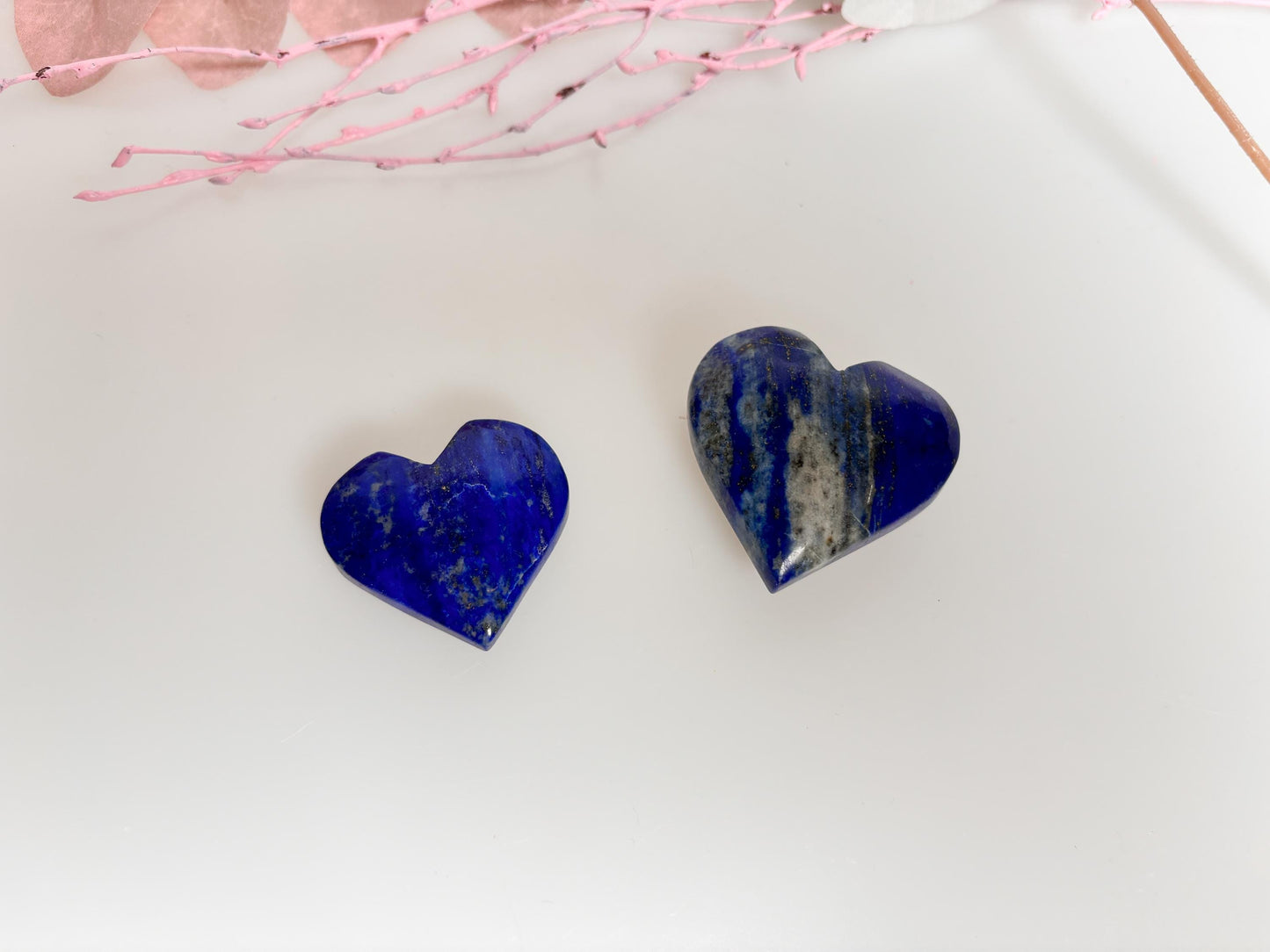 Lapislazuli Dekoherz mit Pyriteinschlüssen  verschiedene Größen, spirituelle Dekoration und Glücksbringer