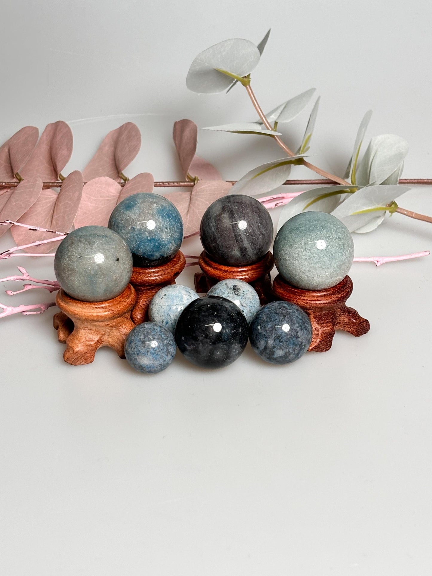 Troilite Minikugeln Verschiedene Größen, Seltene Edelsteine für Schmuck & Sammler