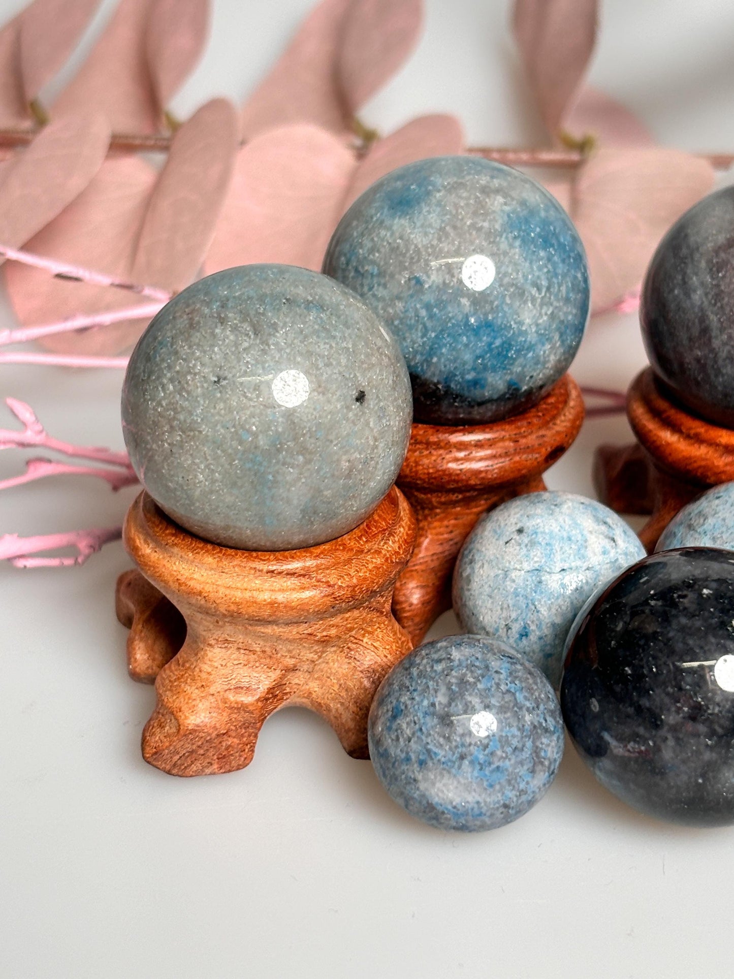 Troilite Minikugeln Verschiedene Größen, Seltene Edelsteine für Schmuck & Sammler