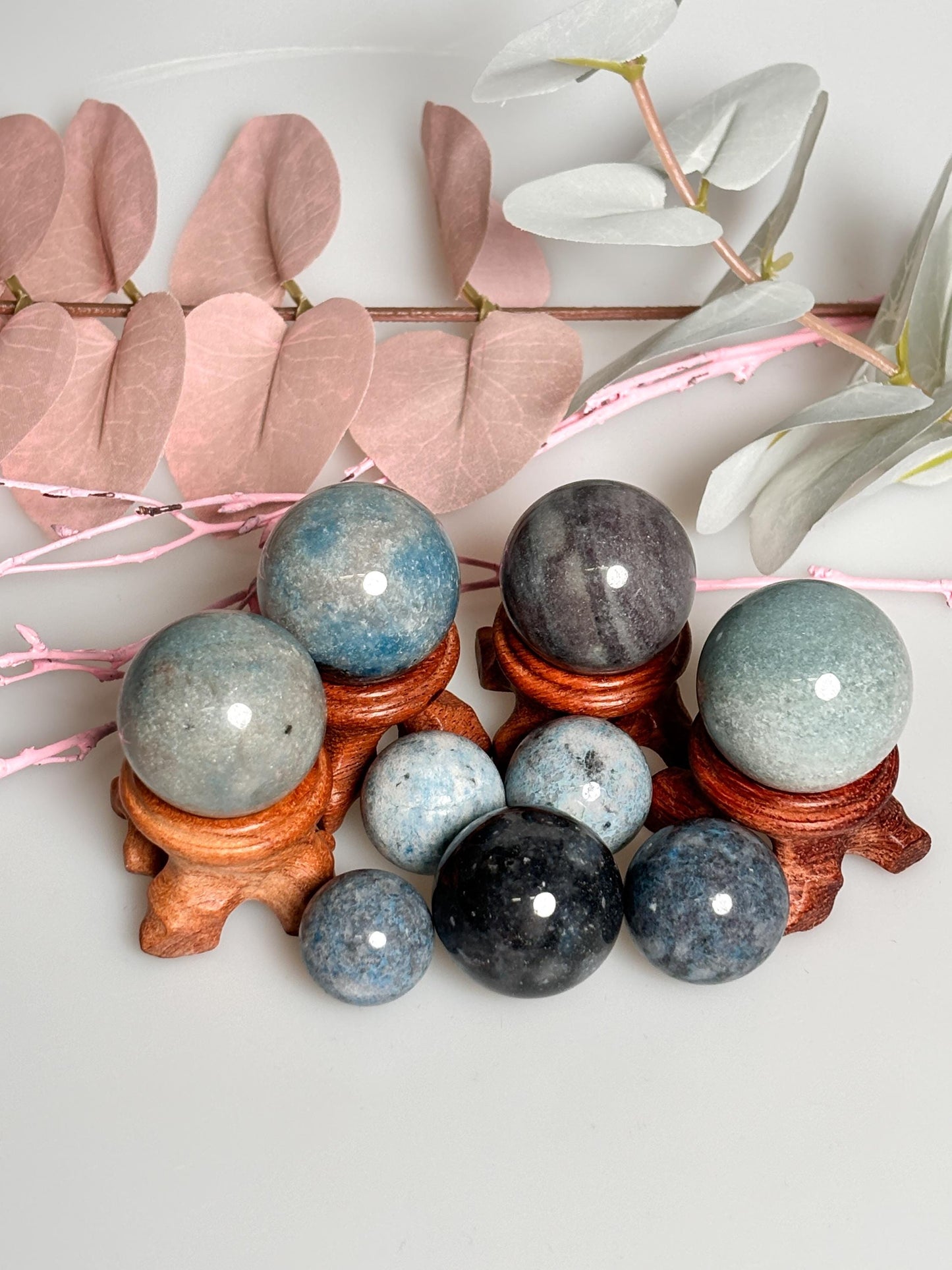 Troilite Minikugeln Verschiedene Größen, Seltene Edelsteine für Schmuck & Sammler