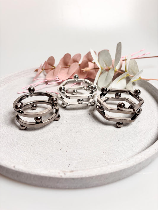 Metallhalter für Kristallkugeln  2 Farben & 2 Designs | Ständer für große Kugeln