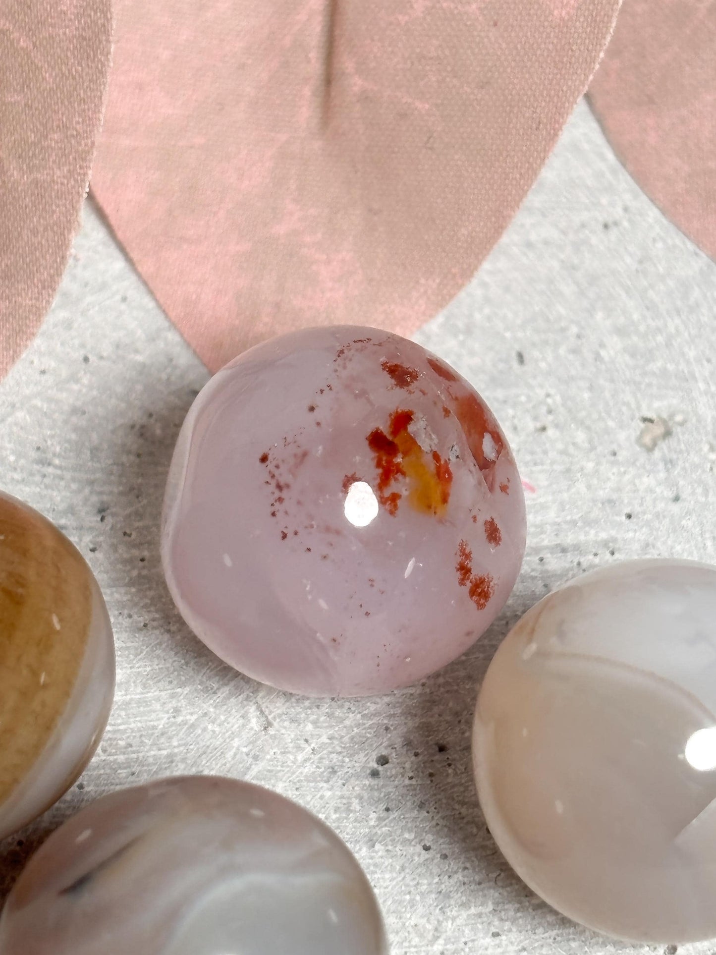Mini Achat Kugel 2 cm | Polierter Edelstein | Verschiedene Farben | Deko & Heilstein