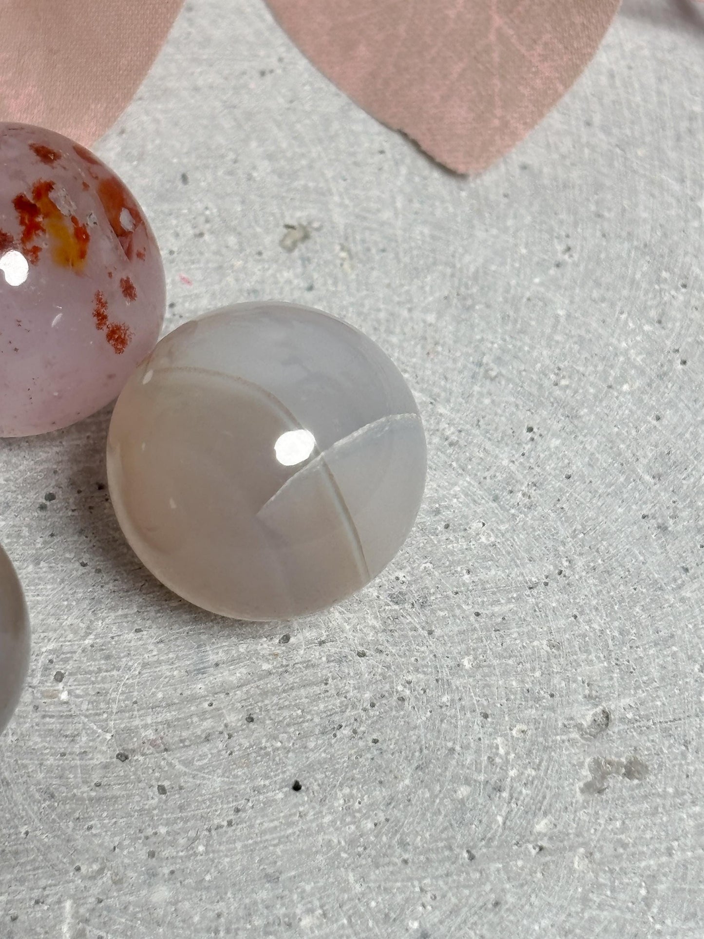 Mini Achat Kugel 2 cm | Polierter Edelstein | Verschiedene Farben | Deko & Heilstein