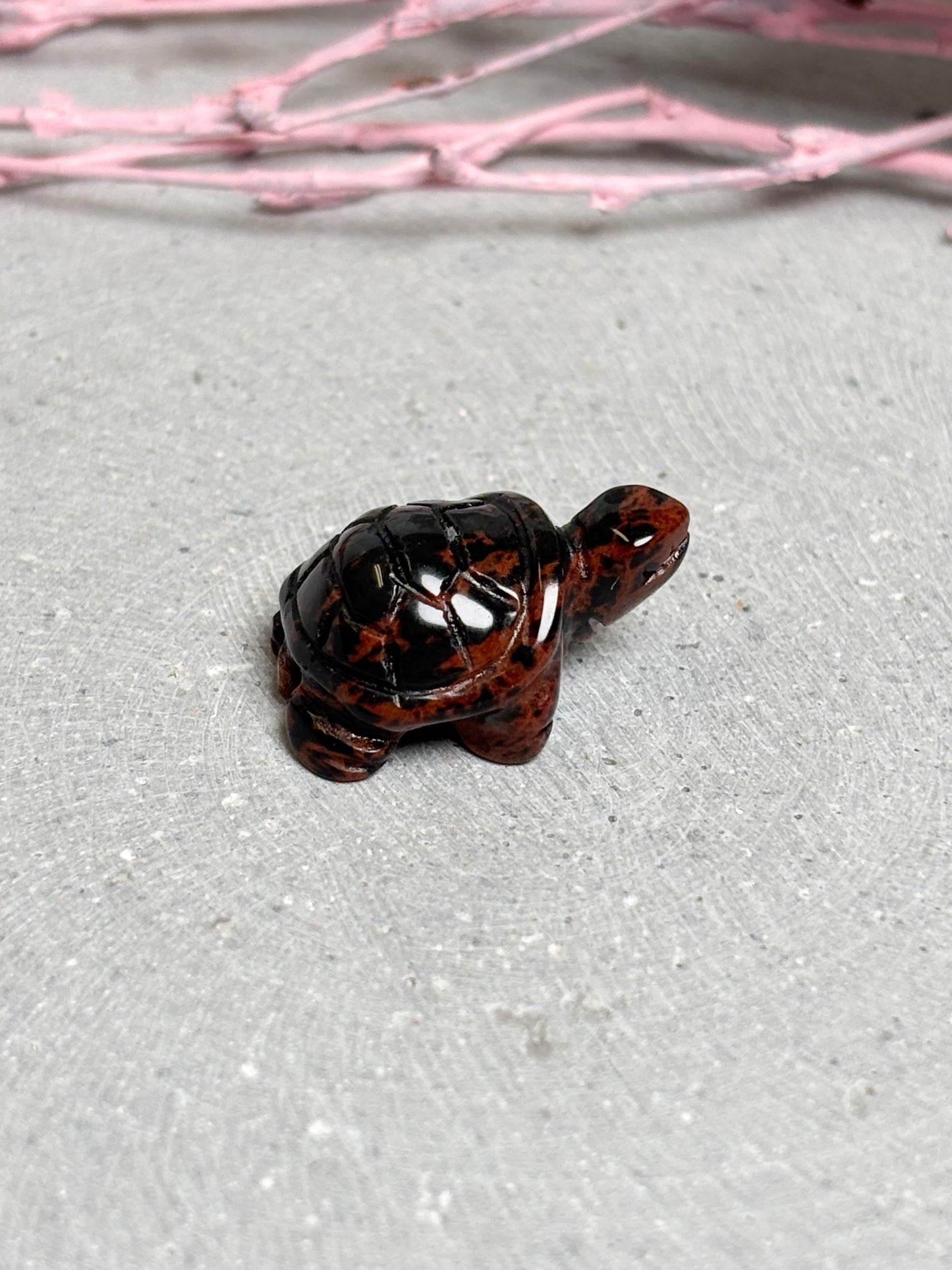Schildkröte aus Edelstein Kleine Kristallfigur aus verschiedenen Steinen Deko & Geschenkidee Edelstein Schildkröten Mini-Carving