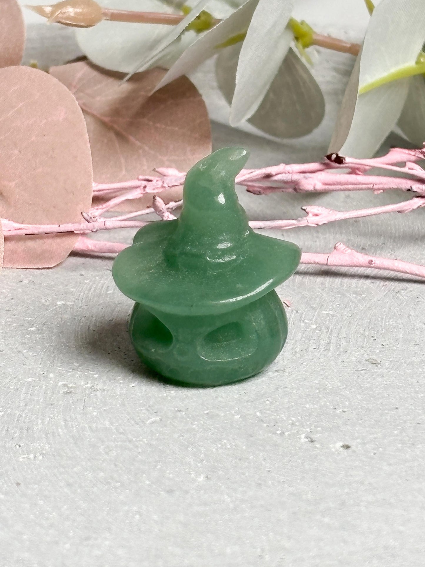 Kristall Kürbisse ca. 3,3 cm aus Edelstein Herbstdeko Naturstein Kürbis Figuren Halloween Deko