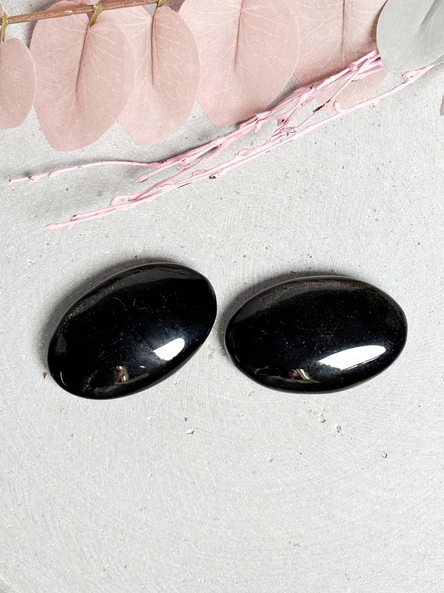 Gold Obsidian Stein Taschenstein ca. 5,3x3,4 cm, polierter Edelstein, Kristall Handschmeichler, Schutzstein