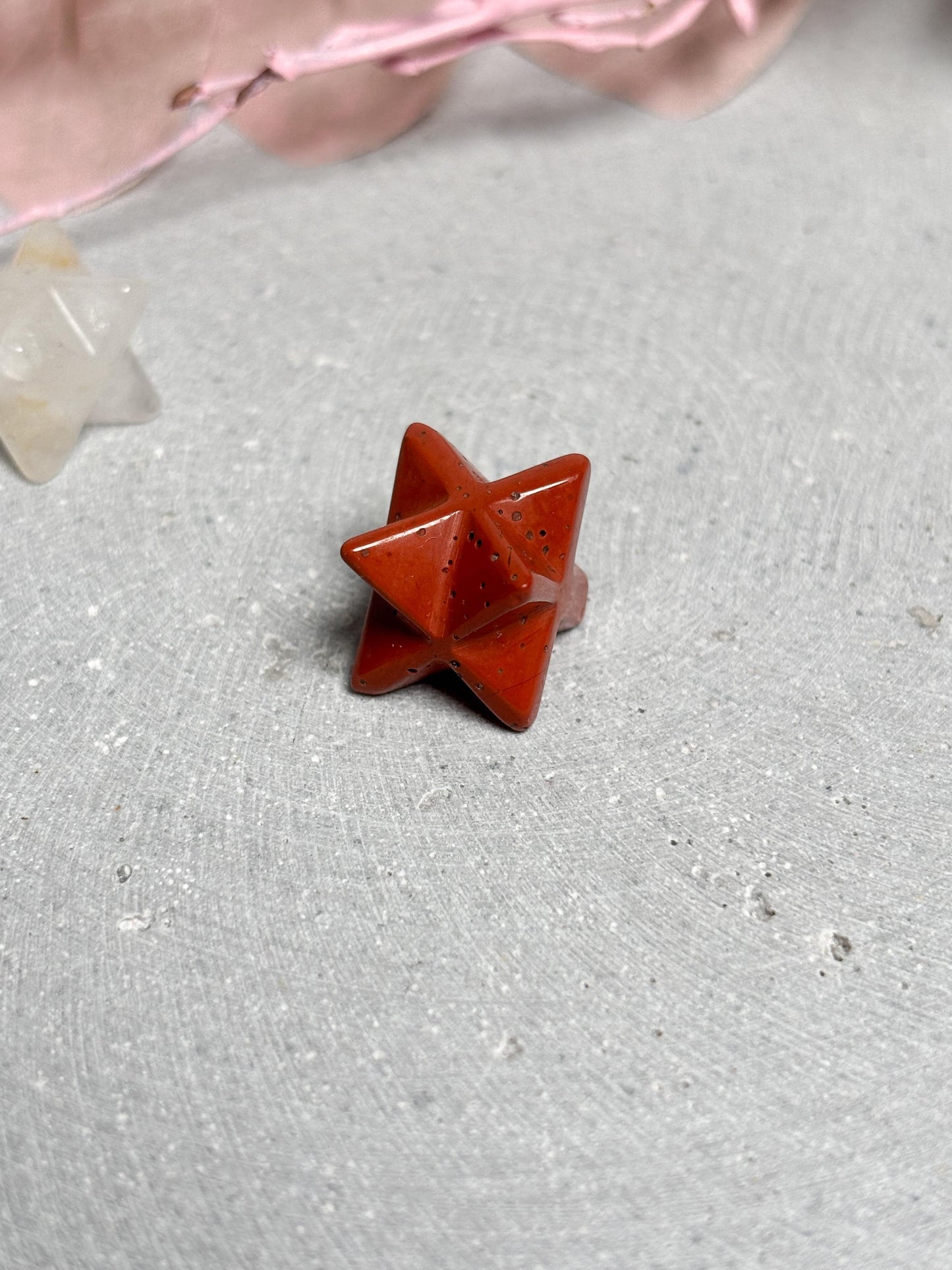 Kleine Merkaba ca. 1,3 cm Kristall Stern aus verschiedenen Edelsteinen, Meditation, Energiearbeit, Spiritual Deko