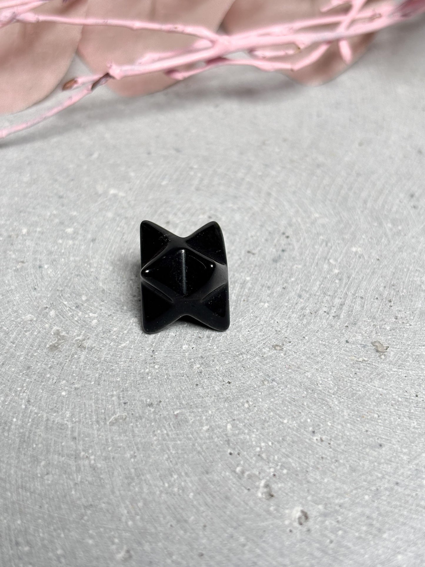 Kleine Merkaba ca. 1,3 cm Kristall Stern aus verschiedenen Edelsteinen, Meditation, Energiearbeit, Spiritual Deko