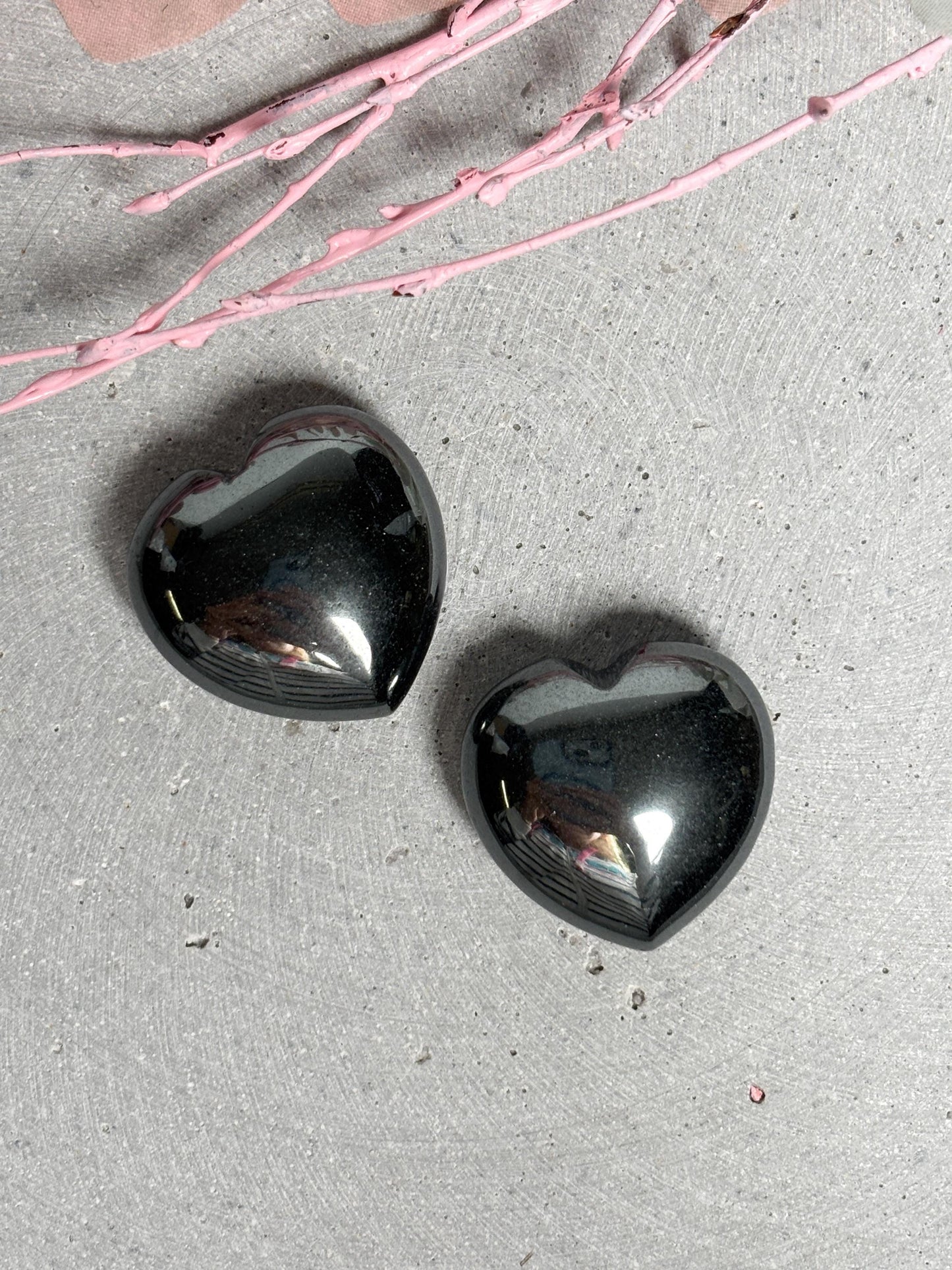 Terra Hertz Kristall Herz Edelstein ca. 3 cm, poliertes Herz, Energiestein für Vitalität & Klarheit