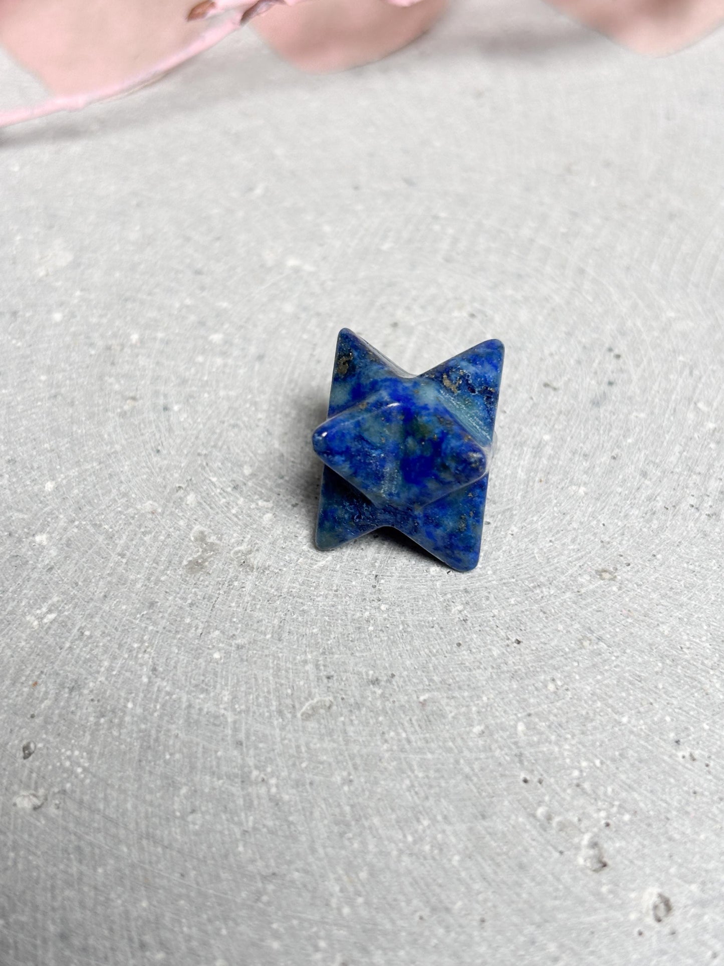 Kleine Merkaba ca. 1,3 cm Kristall Stern aus verschiedenen Edelsteinen, Meditation, Energiearbeit, Spiritual Deko