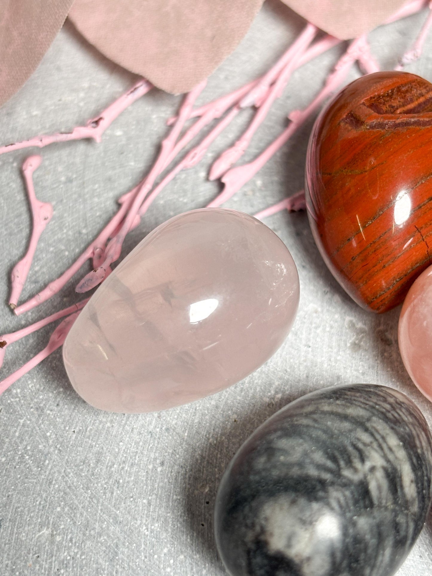 Kristall Ei kleine Edelstein Eier ca. 2,9 cm aus verschiedenen Kristallen, Dekostein, Naturstein Ei, Healing Crystal Egg, Edelstein Deko