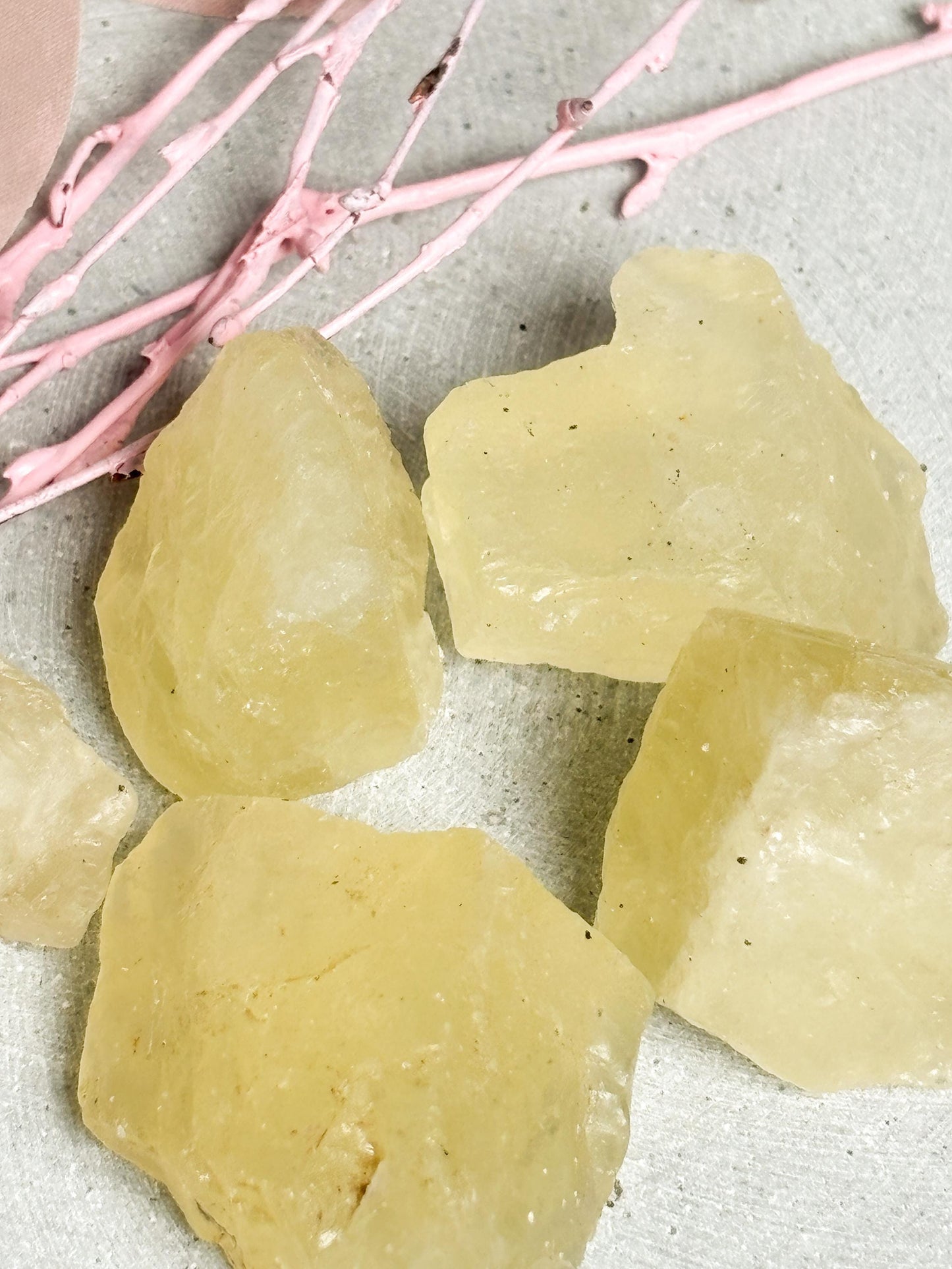 Citrin Rohsteine Naturstein Rough gelber Kristall roh ca. 3,2 cm Deko Rohkristall Citrin Stück