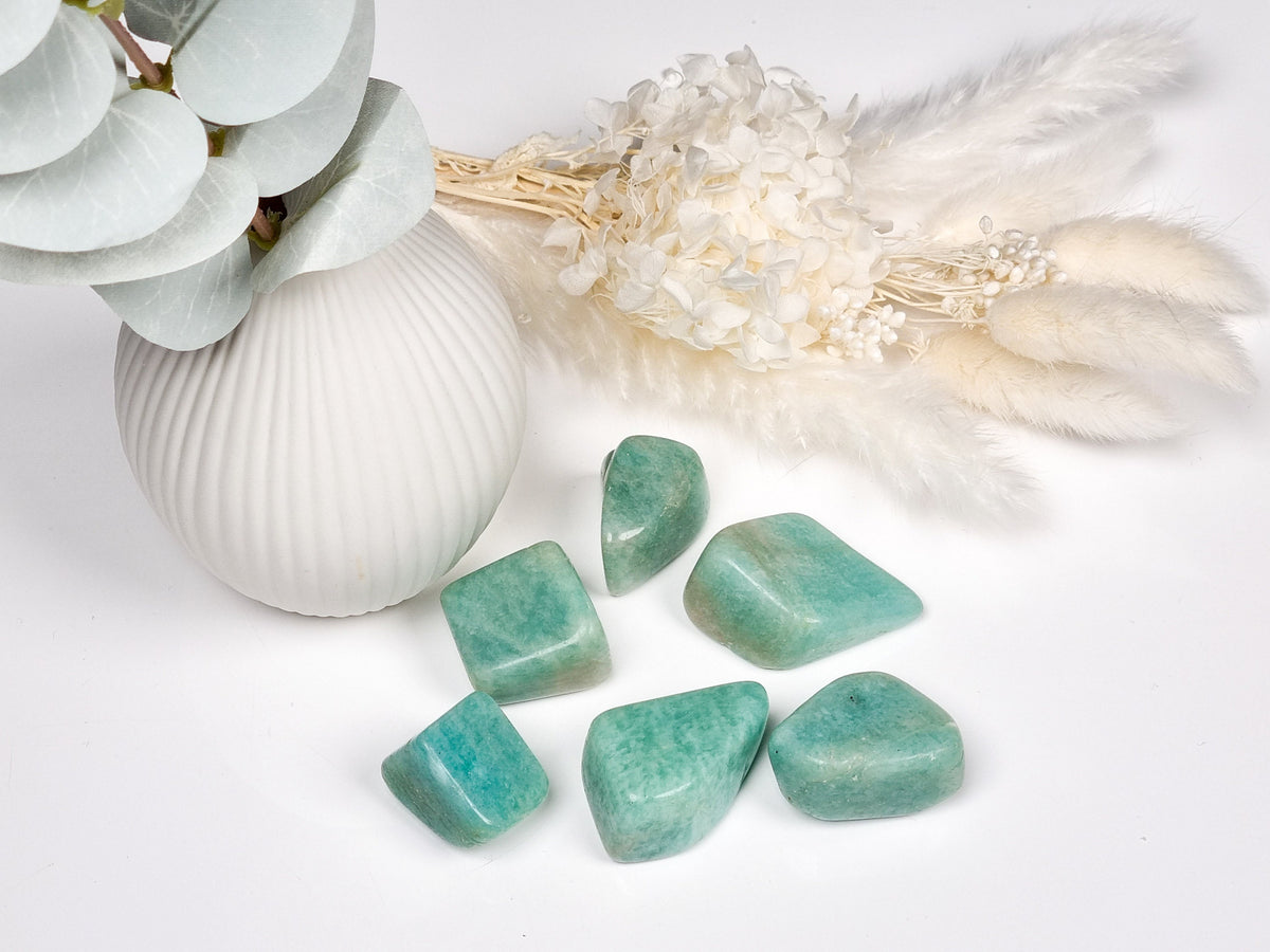 Beautiful Amazonite tumbled stones