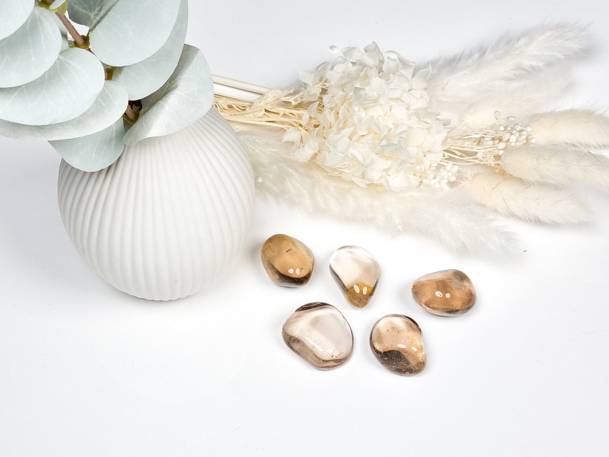 Smoky quartz tumbled stone | Healing stone