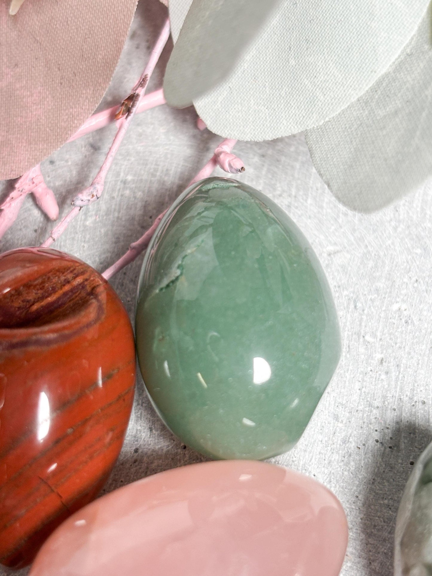 Kristall Ei  kleine Edelstein Eier ca. 2,9 cm aus verschiedenen Kristallen, Dekostein, Naturstein Ei, Healing Crystal Egg, Edelstein Deko