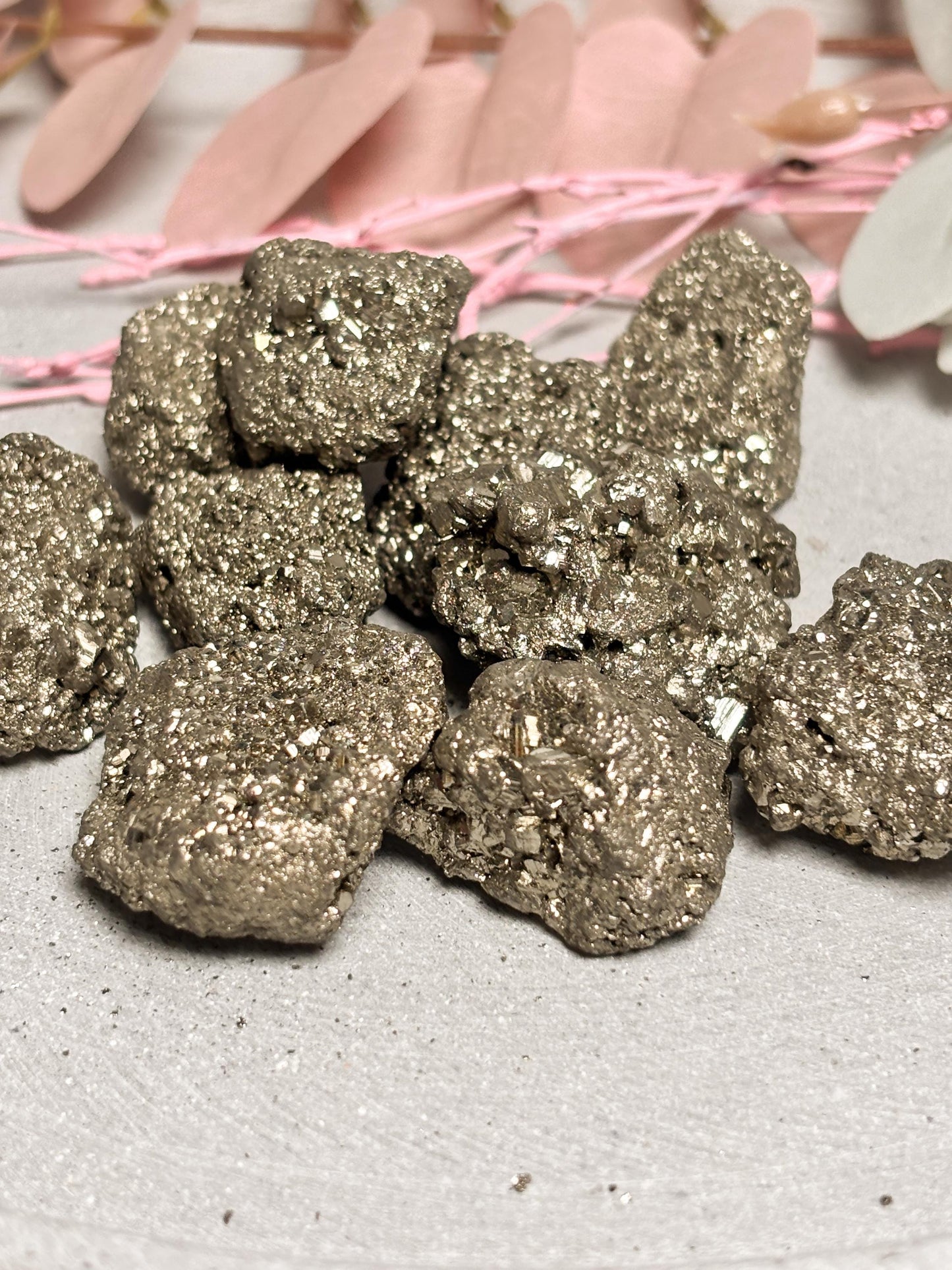 Pyrit Rohstein ca. 3 cm  goldener Naturstein Rohkristall, Pyrit Nugget, Mineralstück, Healing Crystal Raw Pyrite