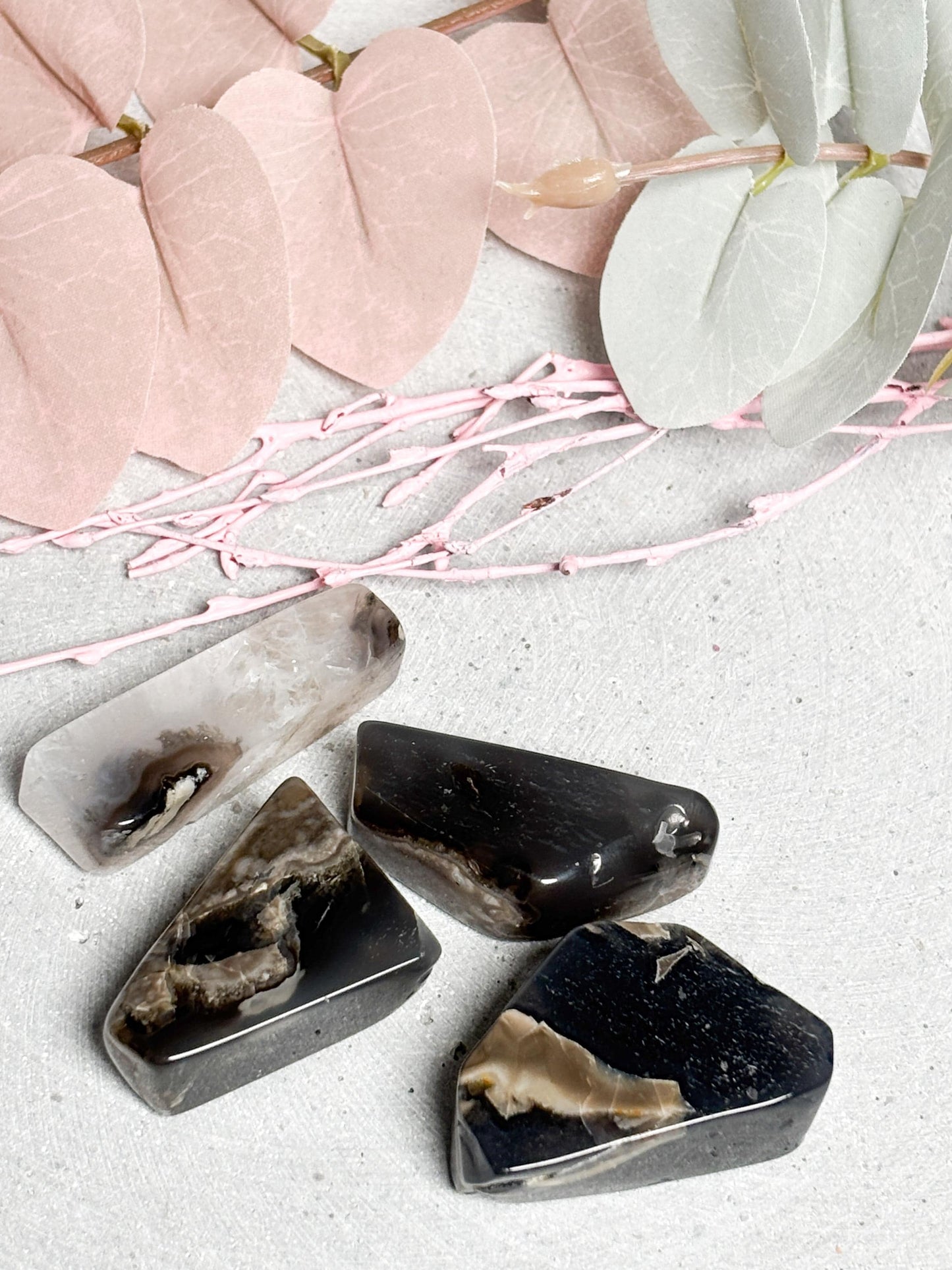 Vulkan Achat Freiform ca. 4 cm  kleine Achat Freiform, Naturstein Deko, Volcano Agate Stone, Edelstein Formstück