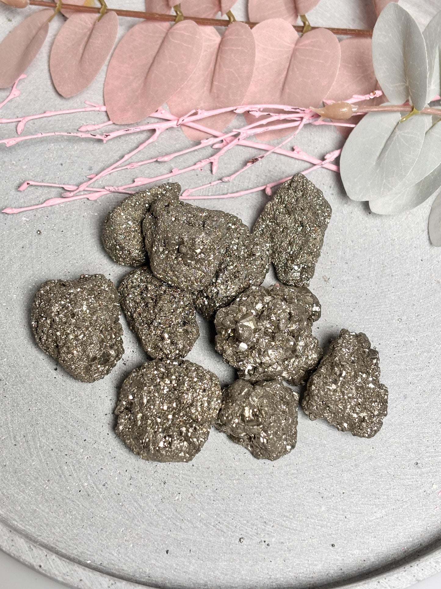 Pyrit Rohstein ca. 3 cm  goldener Naturstein Rohkristall, Pyrit Nugget, Mineralstück, Healing Crystal Raw Pyrite