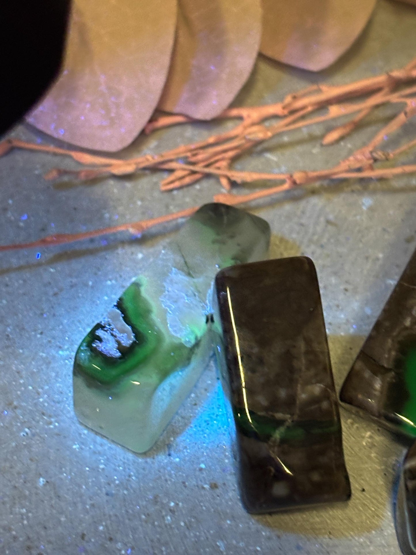 Vulkan Achat Freiform ca. 4 cm  kleine Achat Freiform, Naturstein Deko, Volcano Agate Stone, Edelstein Formstück