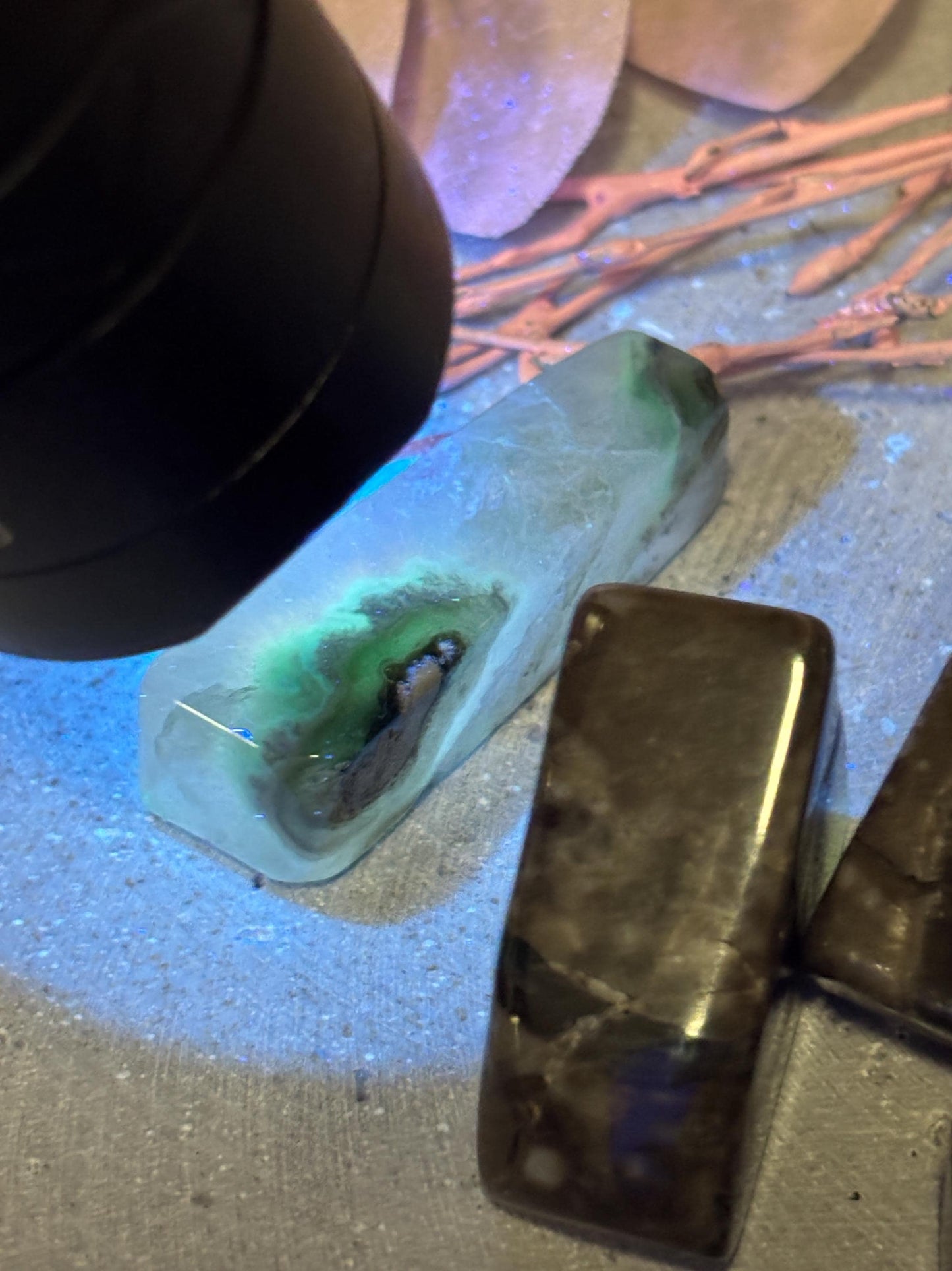 Vulkan Achat Freiform ca. 4 cm  kleine Achat Freiform, Naturstein Deko, Volcano Agate Stone, Edelstein Formstück