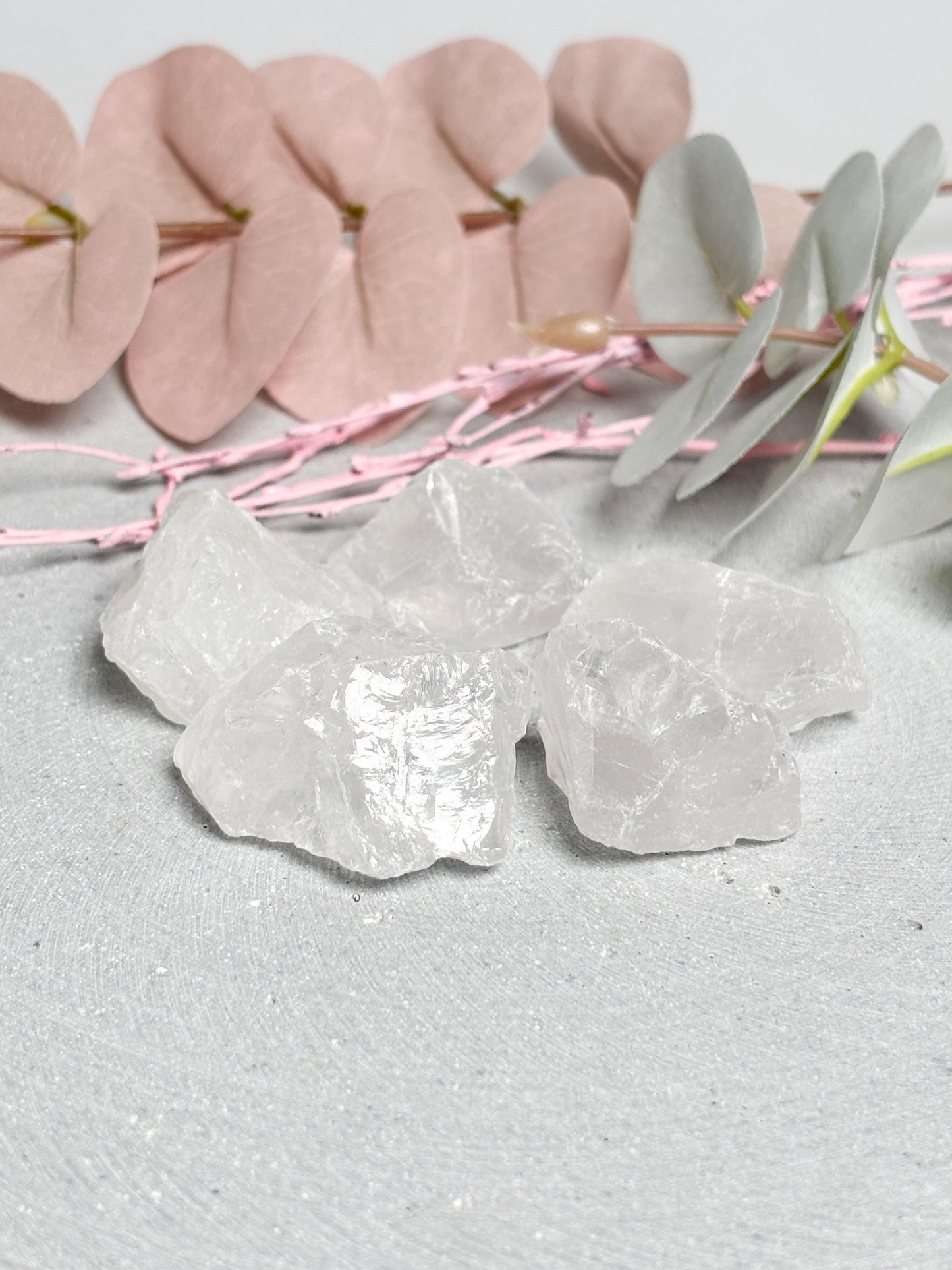 Bergkristall Rohsteine naturbelassen ca. 3,3 cm weiß transparent Edelstein Rohstück