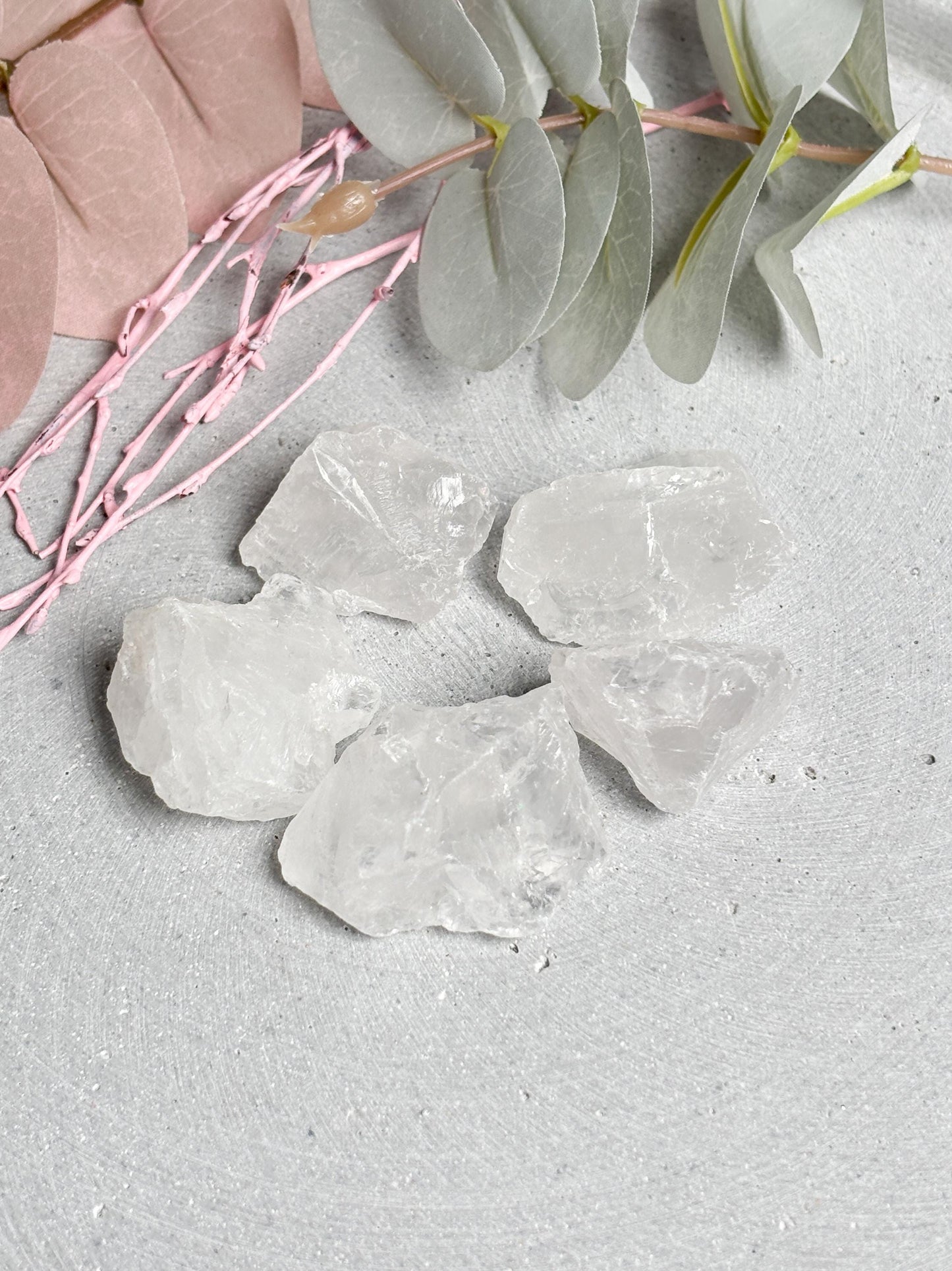 Bergkristall Rohsteine naturbelassen ca. 3,3 cm weiß transparent Edelstein Rohstück