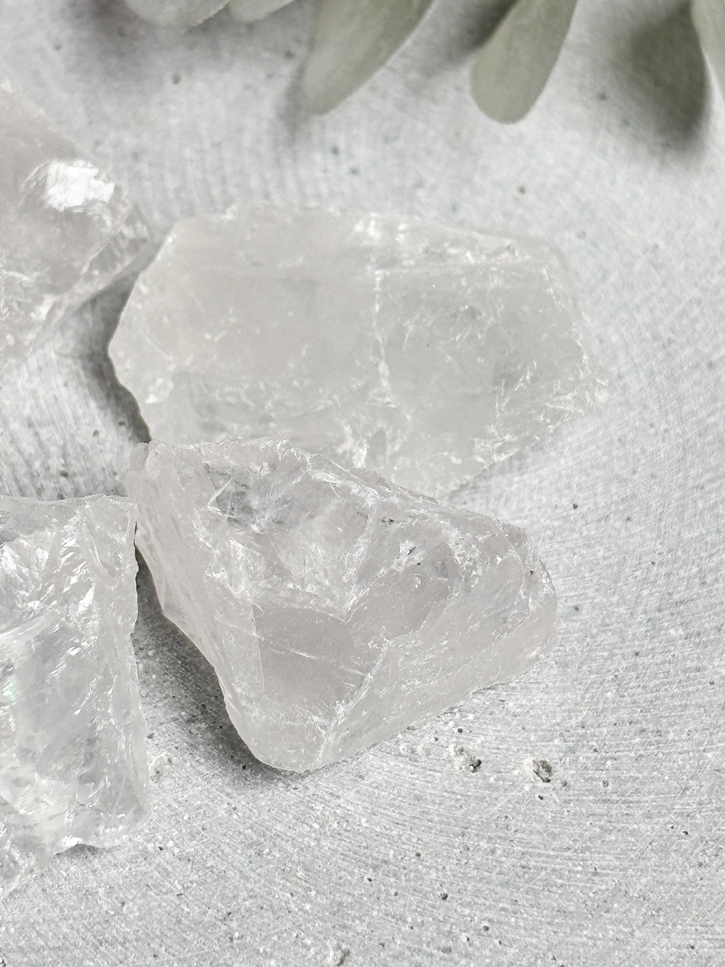 Bergkristall Rohsteine naturbelassen ca. 3,3 cm weiß transparent Edelstein Rohstück