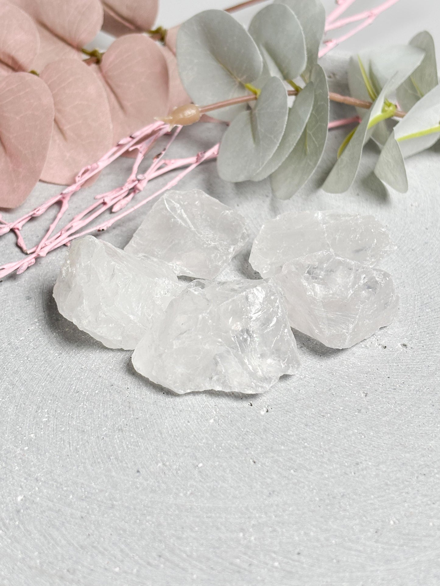 Bergkristall Rohsteine naturbelassen ca. 3,3 cm weiß transparent Edelstein Rohstück