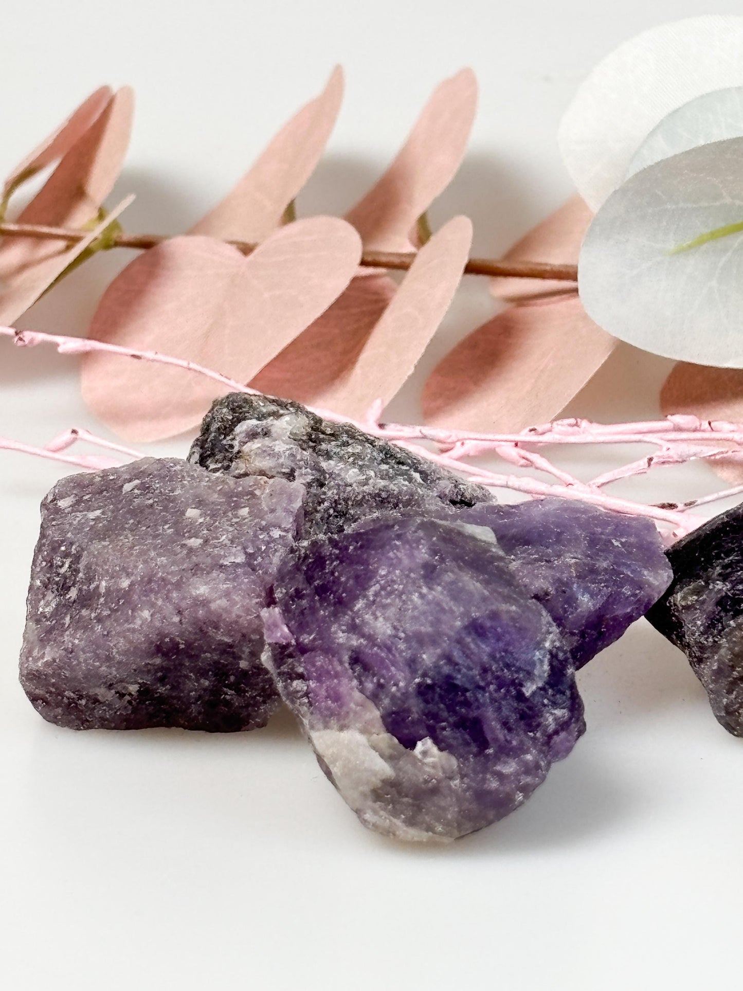 Amethyst Rohsteine naturbelassen violett ca. 3,5 cm | Edelstein Rohstück | Naturstein Deko & Meditation