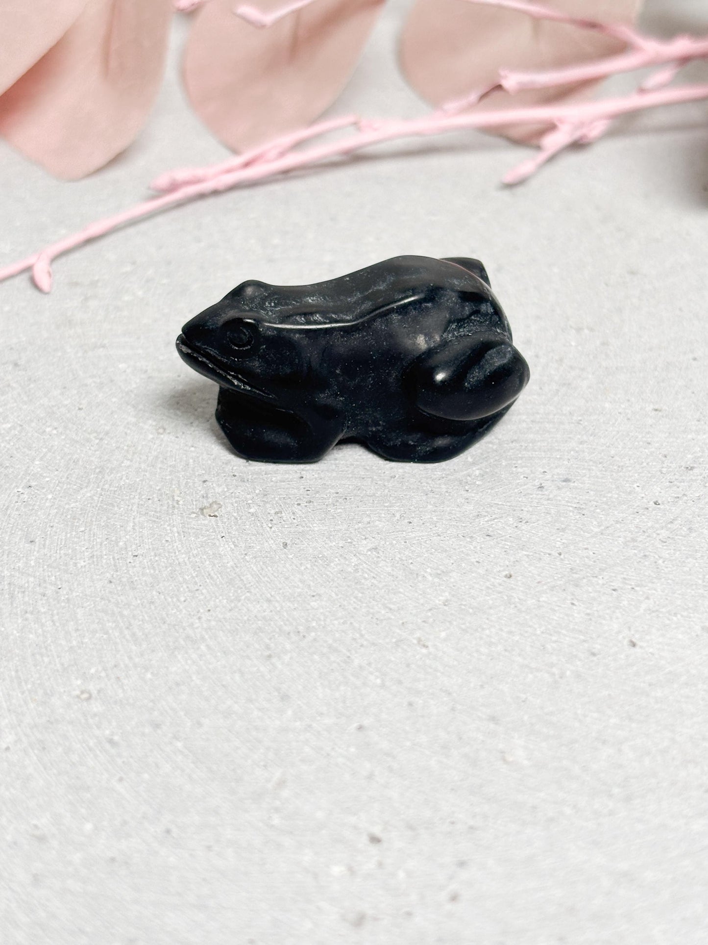 Frosch Carving klein verschiedene Kristalle Edelstein Figur Naturstein Deko Mini Frosch geschnitzt