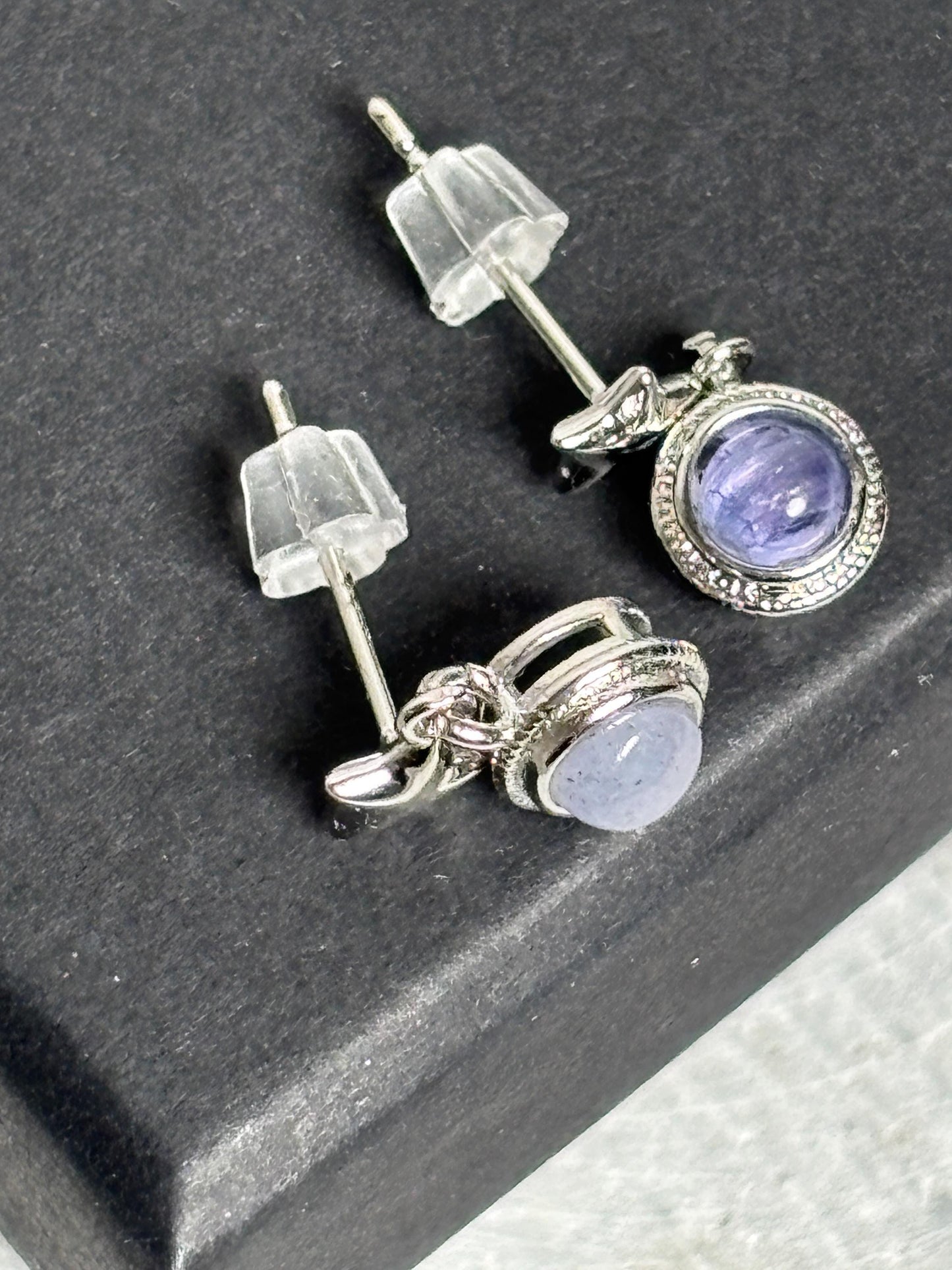 925 Silber Ohrhänger mit Kyanit Stern Ohrringe Damen Edelstein Ohrringe Kyanite Schmuck Geschenk