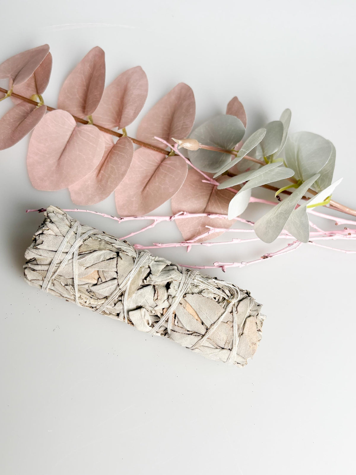 Weißer Salbei Bündel 11 cm Räucherbündel Smudge Stick Natur