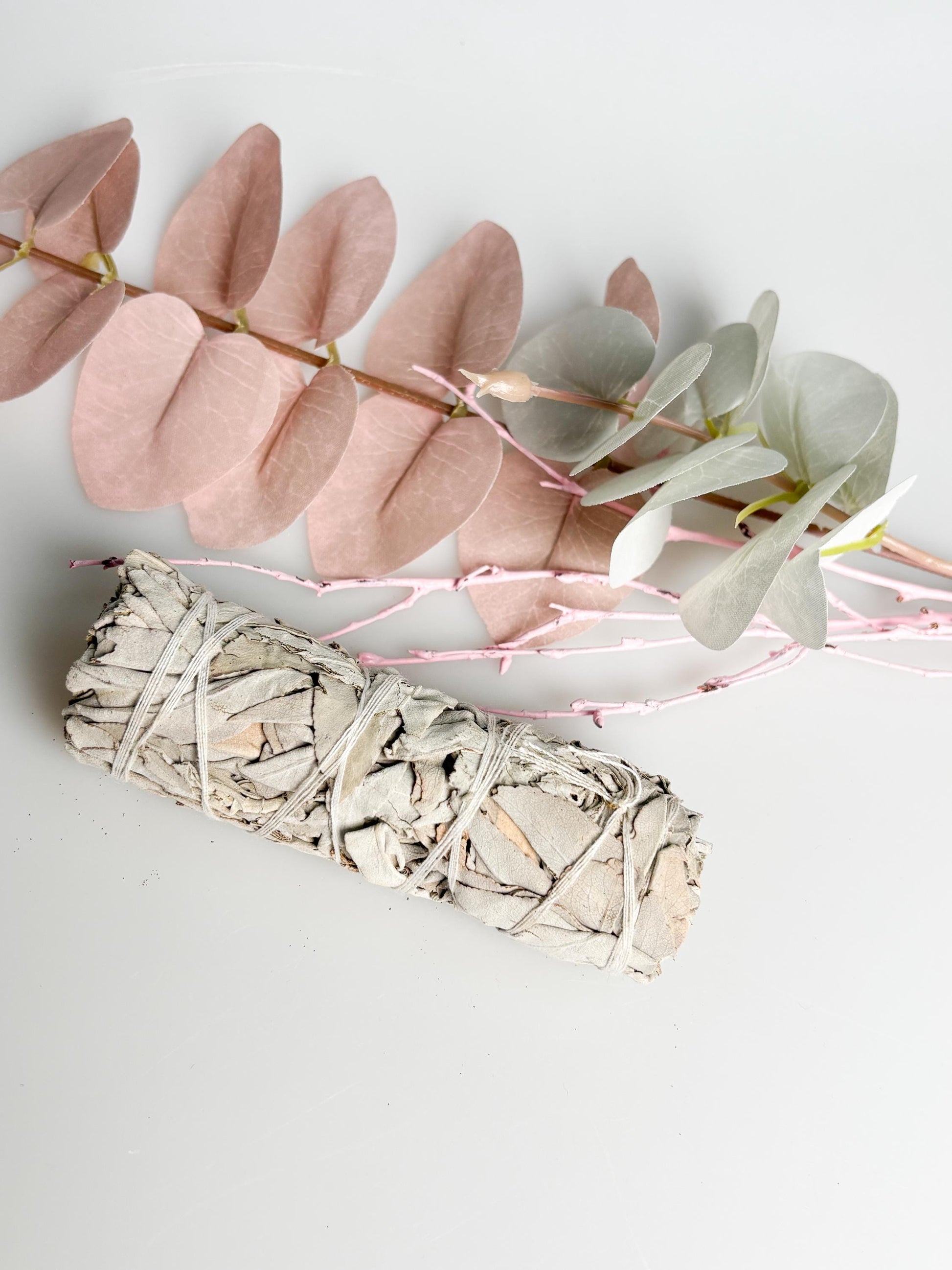 Weißer Salbei Bündel 11 cm Räucherbündel Smudge Stick Natur